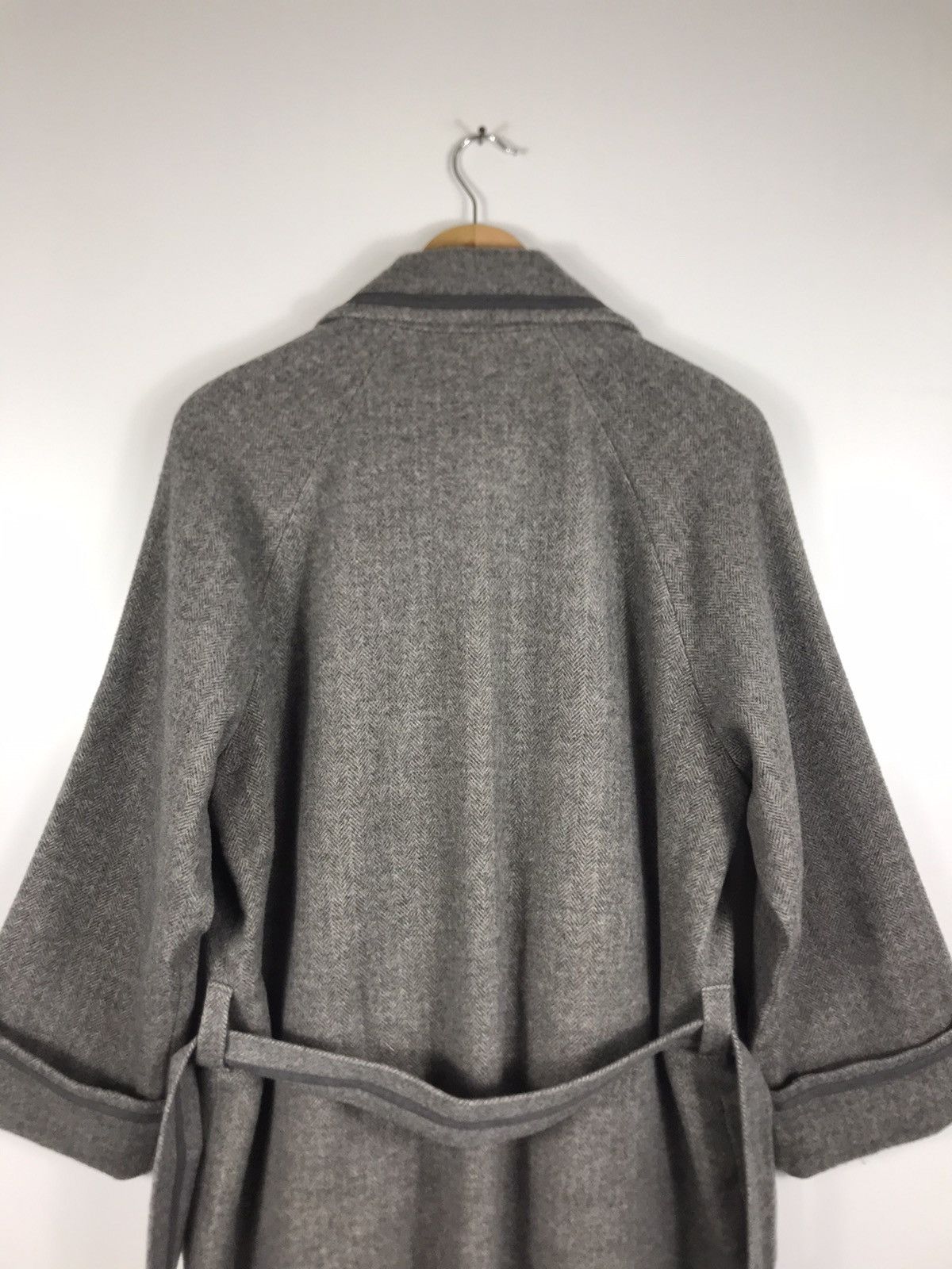 Pierre Balmain ⚡️Vintage Pierre Balmain Herringbone Bathrobe House Coat Size US M / EU 48-50 / 2 - 17 Thumbnail