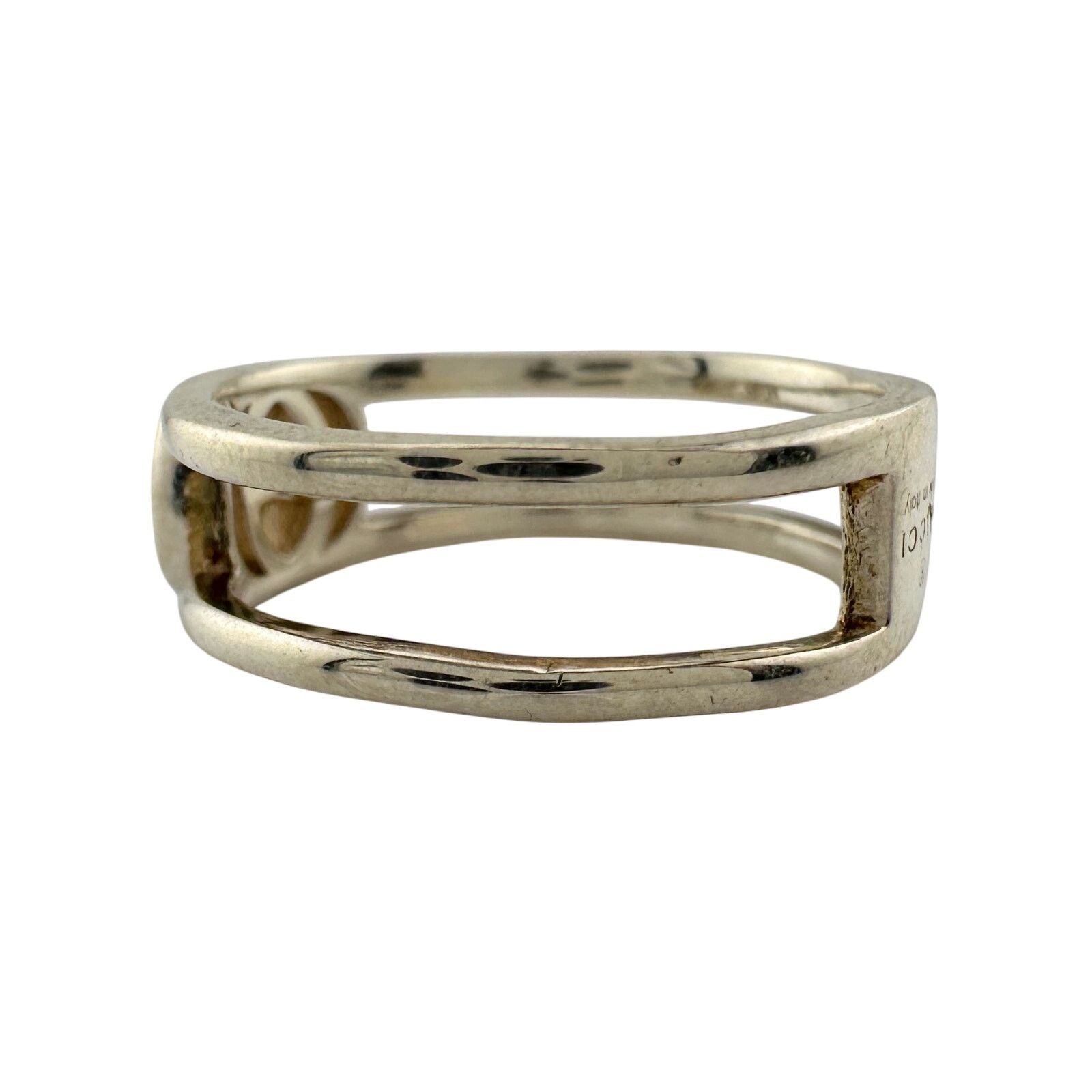 Gucci Gucci Interlocking G Open Band Ring Size 5.75 (11) Size ONE SIZE - 7 Thumbnail