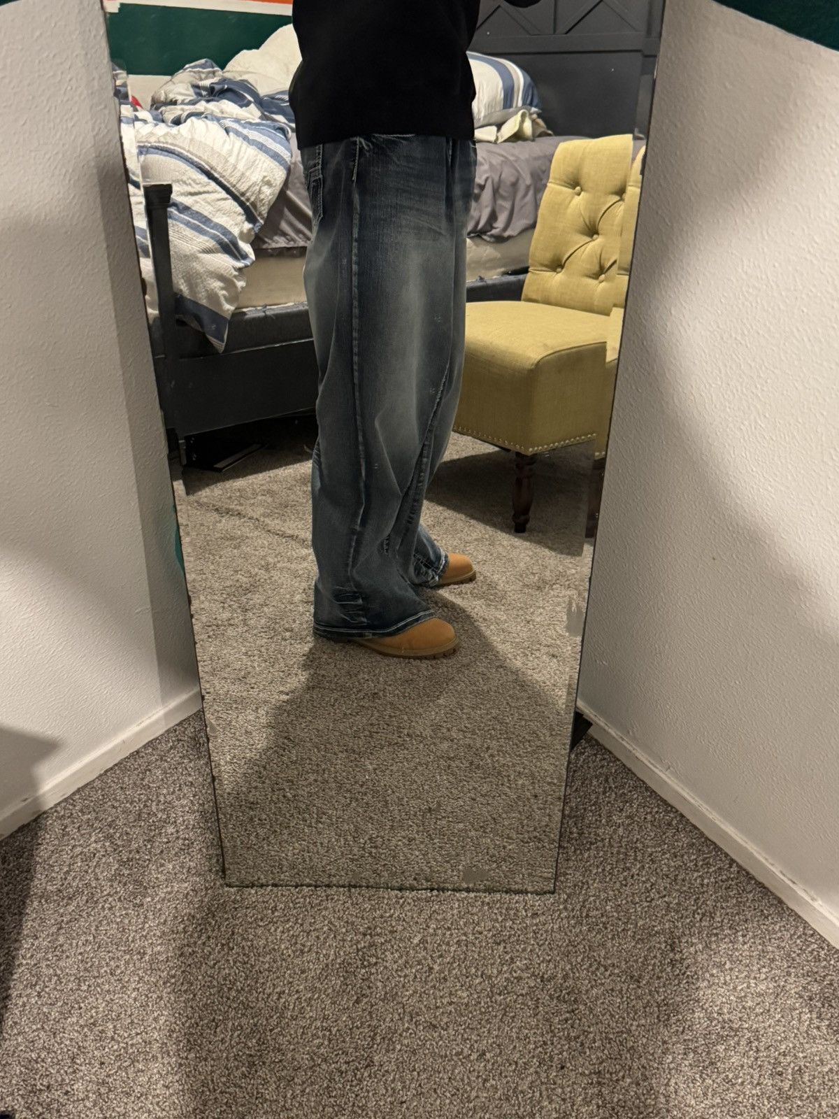 Other Custom True luck denim baggy jeans Size US 30 / EU 46 - 5 Thumbnail