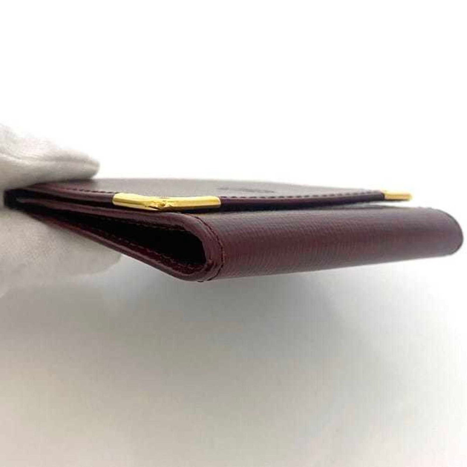Cartier Red Leather Wallet