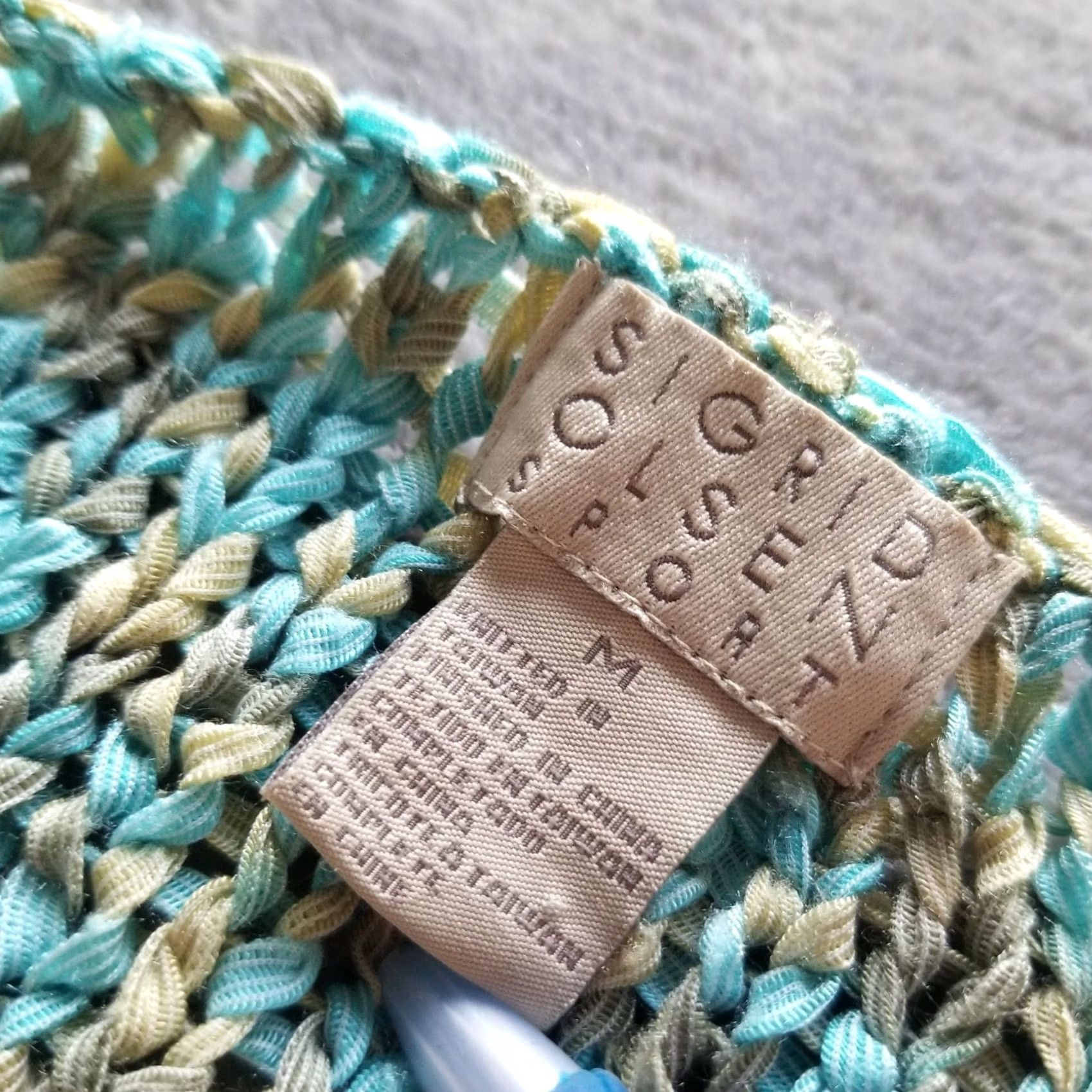 Vintage Sigrid Olsen Sport Tank Top Womens Medium Split Neck Sleeveless Knit Blue Green V-Neck Sleeveless Pullover Casual Size M / US 6-8 / IT 42-44 - 5 Thumbnail