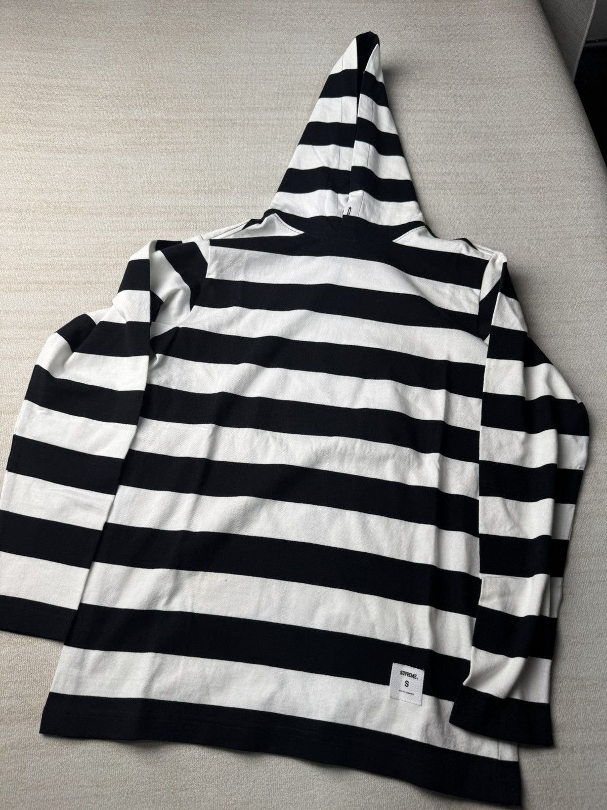 Supreme Supreme stripes hoodie Size US S / EU 44-46 / 1 - 1 Thumbnail