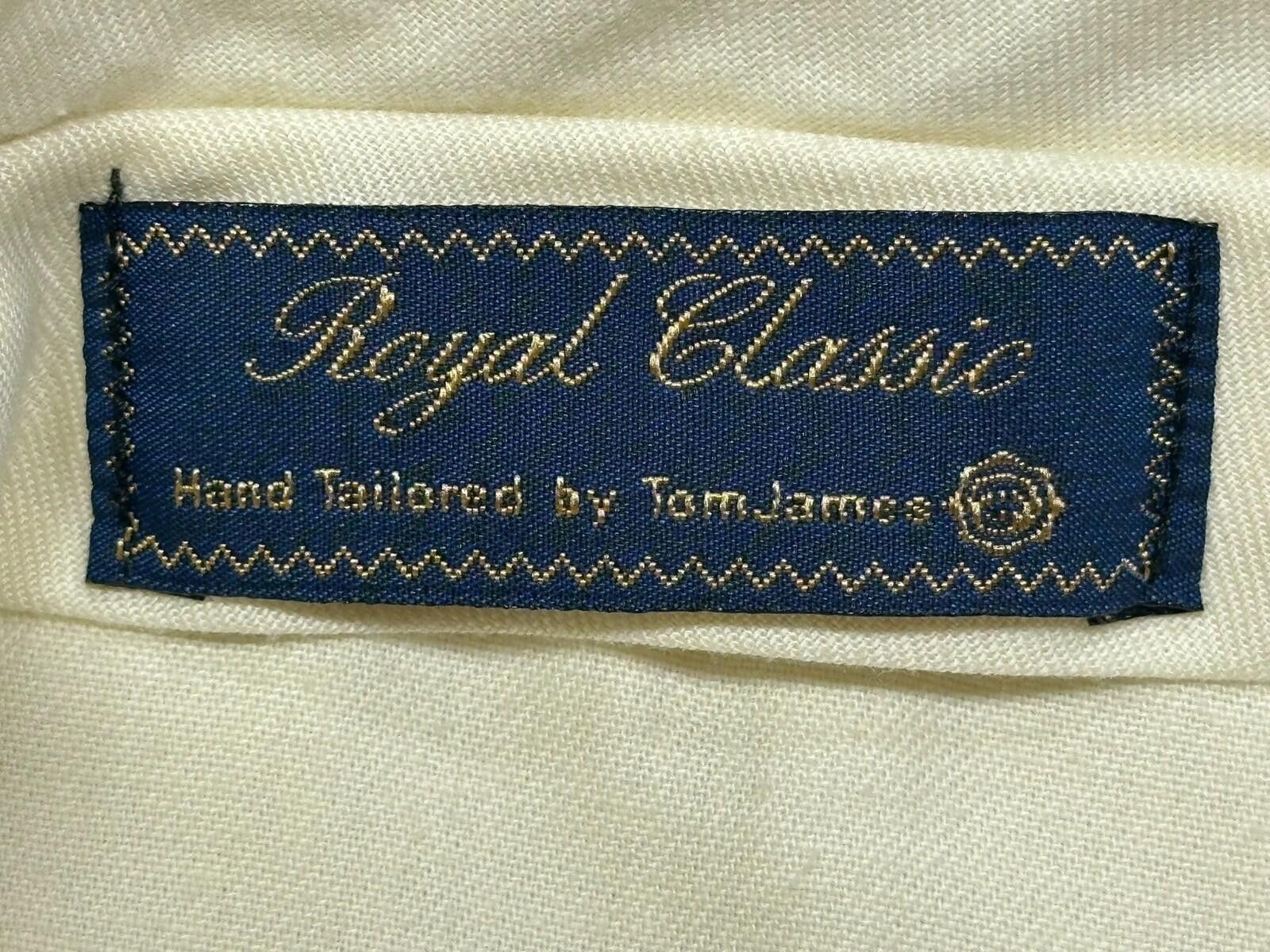 Tom James Tom James Royal Classic Pleated Dress Pants Brown Men 40/28 Size US 40 / EU 56 - 6 Thumbnail