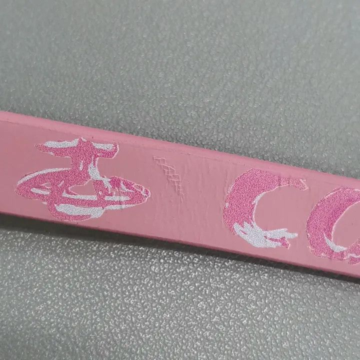 Vivienne Westwood Vivienne Westwood Pink Leather Choker with Saturn Pendant Size ONE SIZE - 9 Thumbnail