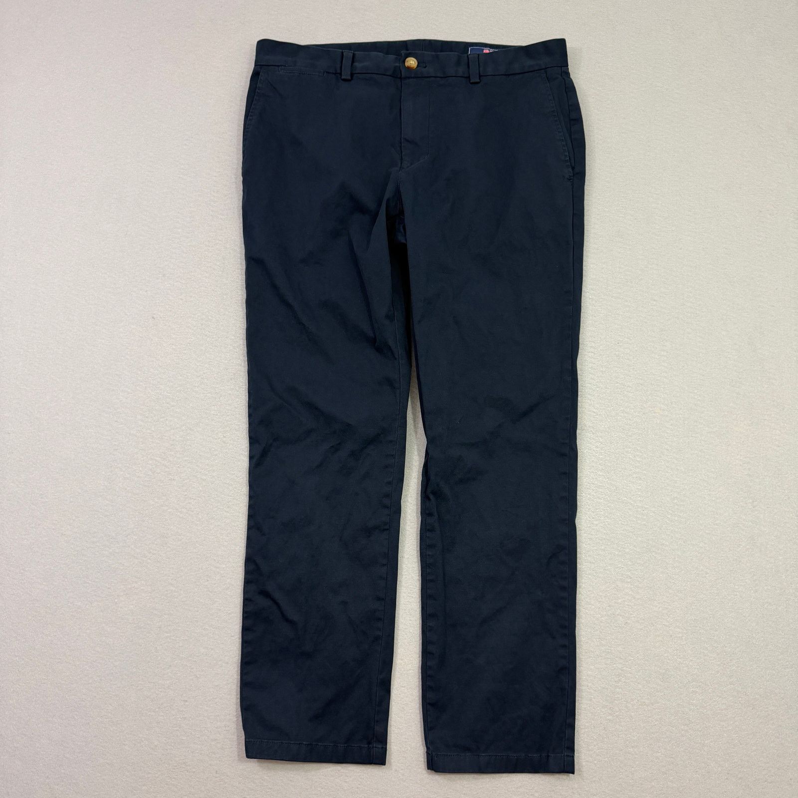 Vineyard Vines Vineyard vines Chino Pants Men's 35x30 Blue Straight Preppy Size US 35 - 1 Thumbnail
