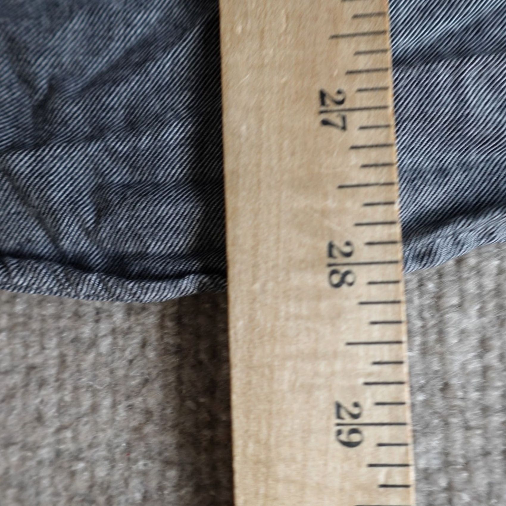Gustin Gustin Mens Shirt Medium Gray Chambray Made in USA Size US M / EU 48-50 / 2 - 7 Thumbnail