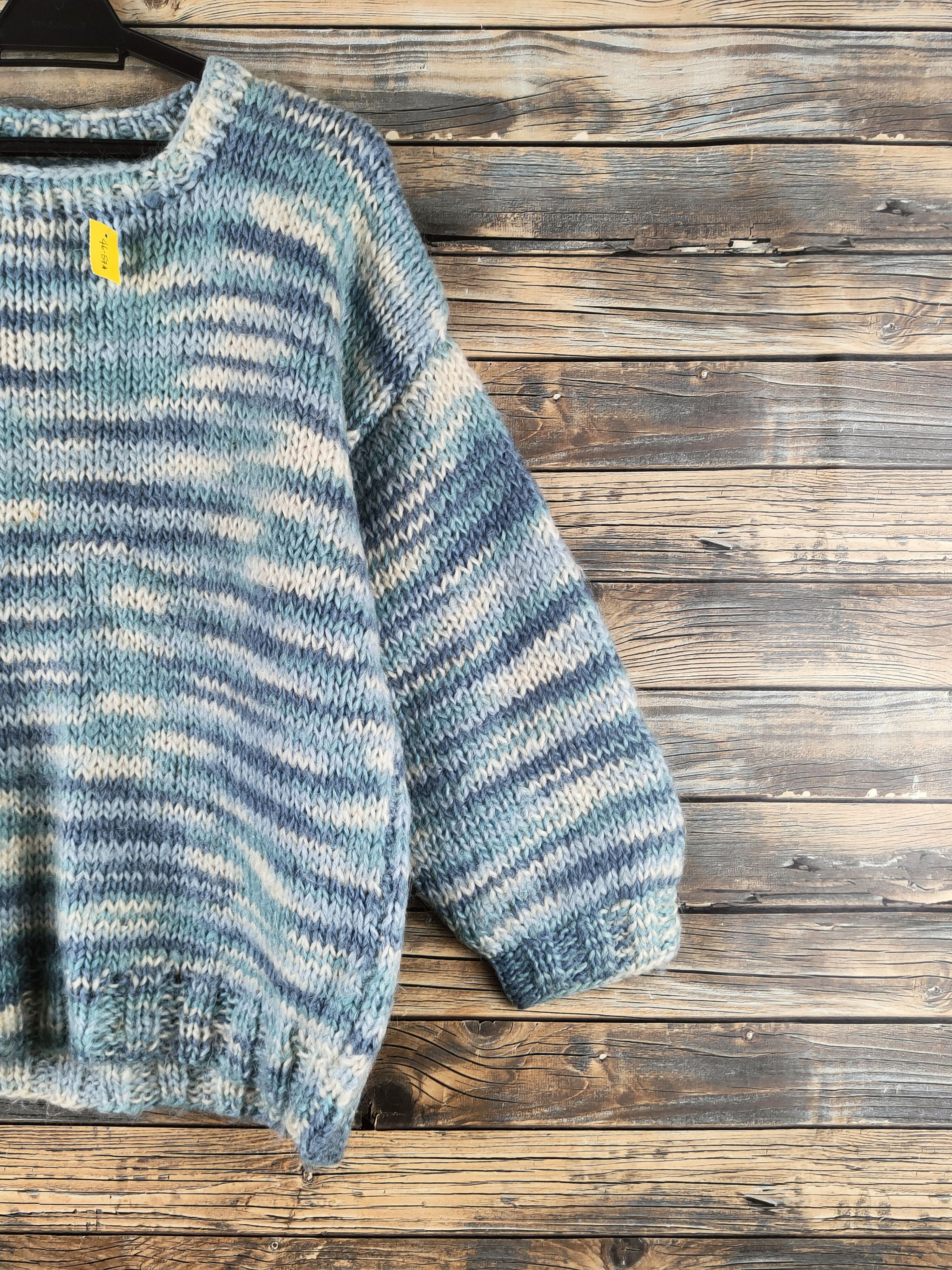 Japanese Brand DL Japan vintage Blue Knitwear Sweaters #46-574 Size US M / EU 48-50 / 2 - 5 Thumbnail