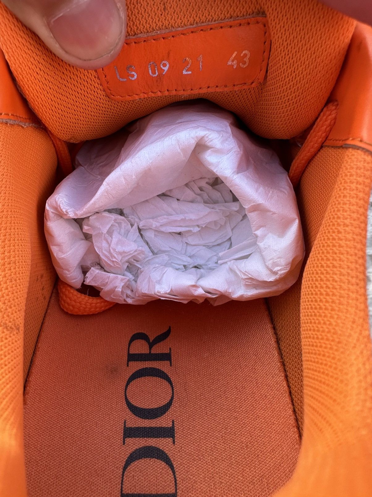 Dior Dior B22 Orange Snake Skin Size US 10 / EU 43 - 12 Thumbnail