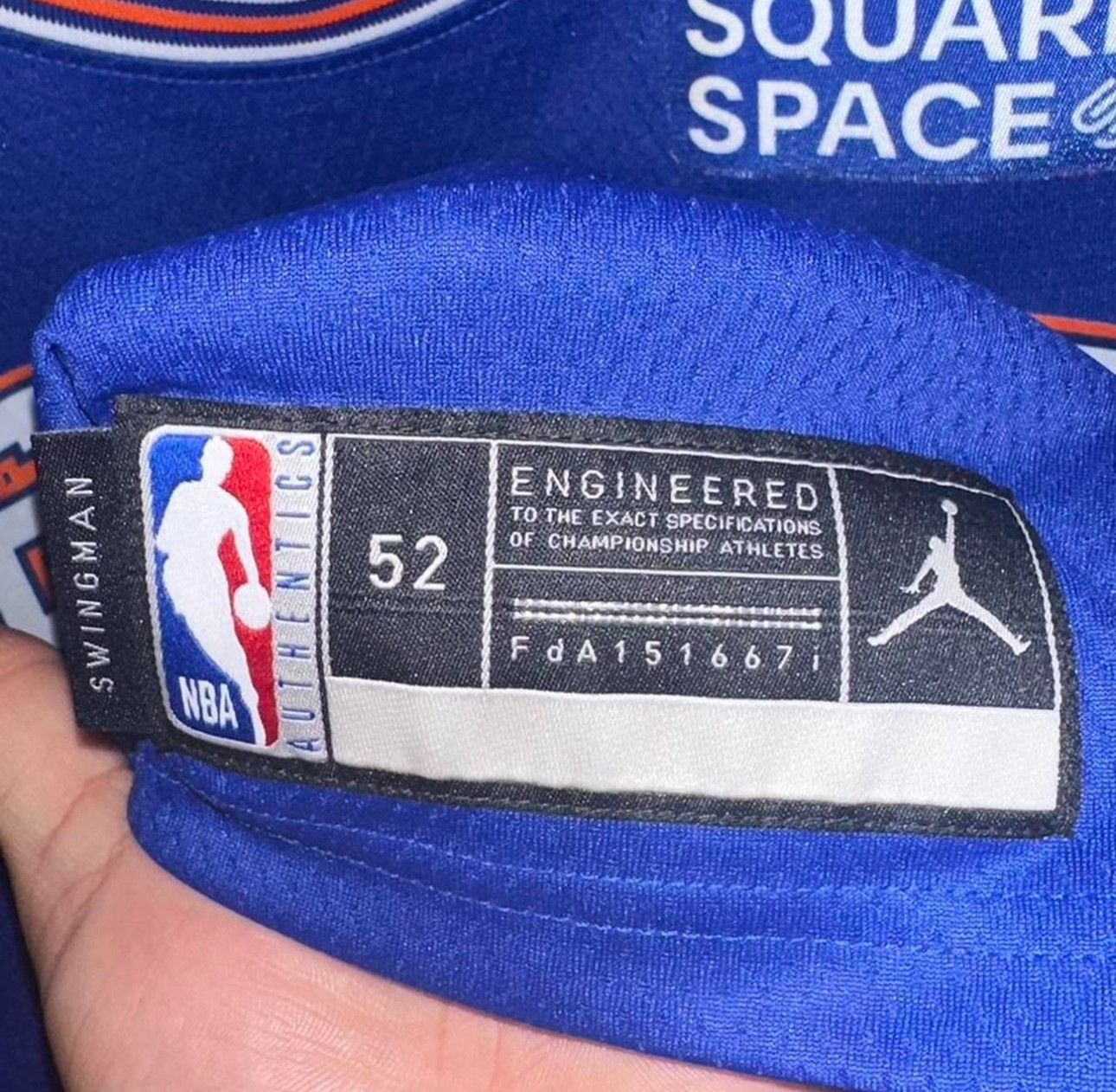 Jordan Brand × NBA RJ Barrett Knicks Jersey Size US XL / EU 56 / 4 - 4 Thumbnail
