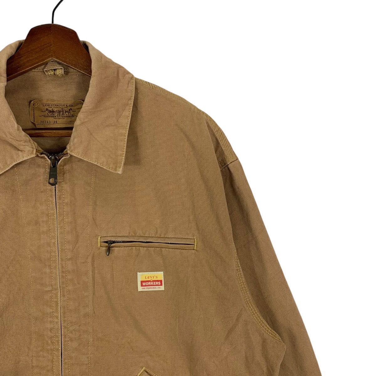 Levi's × Vintage VINTAGE LEVIS DENIM TRUCKERS WORKERS JACKET Size US M / EU 48-50 / 2 - 5 Thumbnail