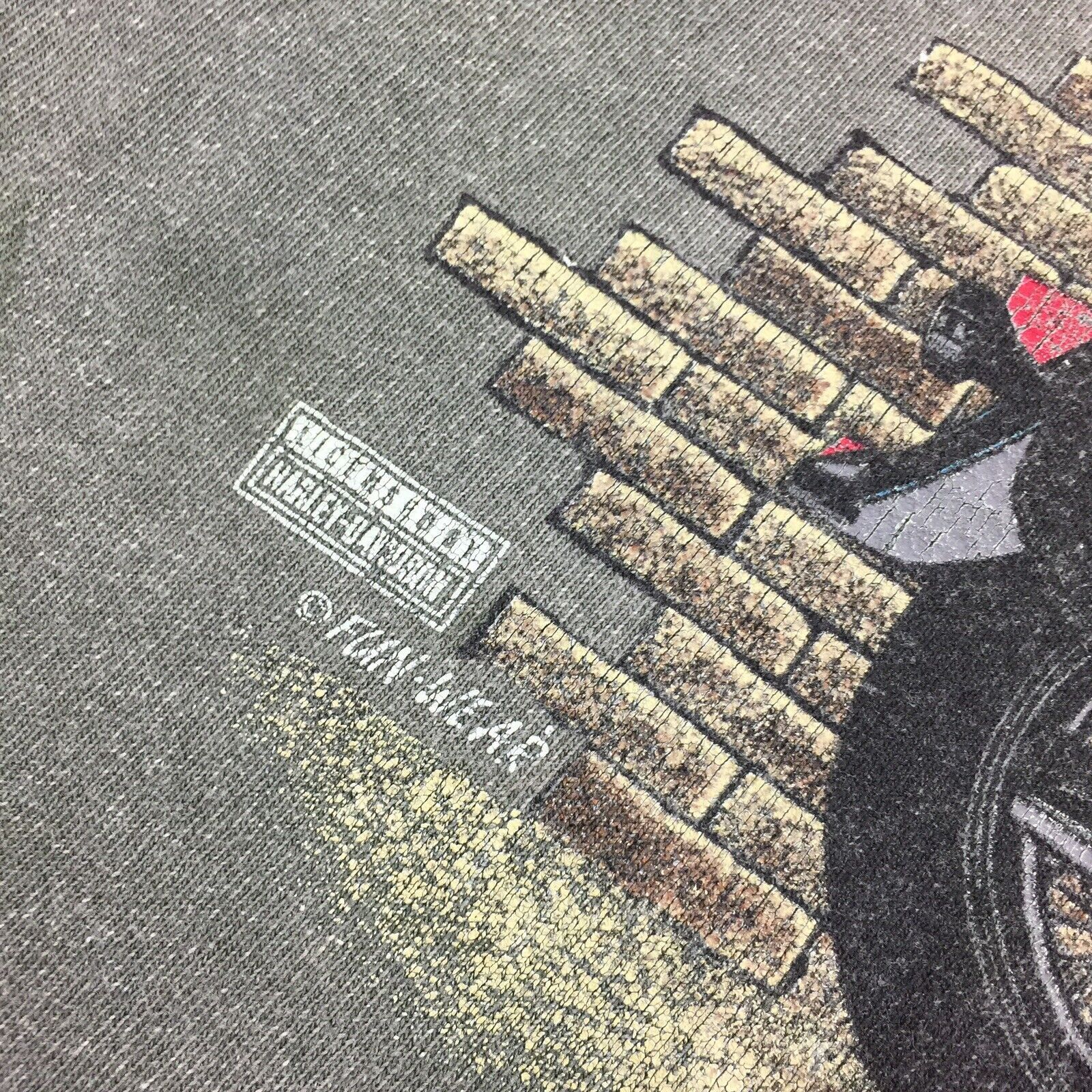 Harley Davidson × Vintage Vintage 1990s Harley Davidson Single Stitch T-Shirt Size US L / EU 52-54 / 3 - 3 Thumbnail