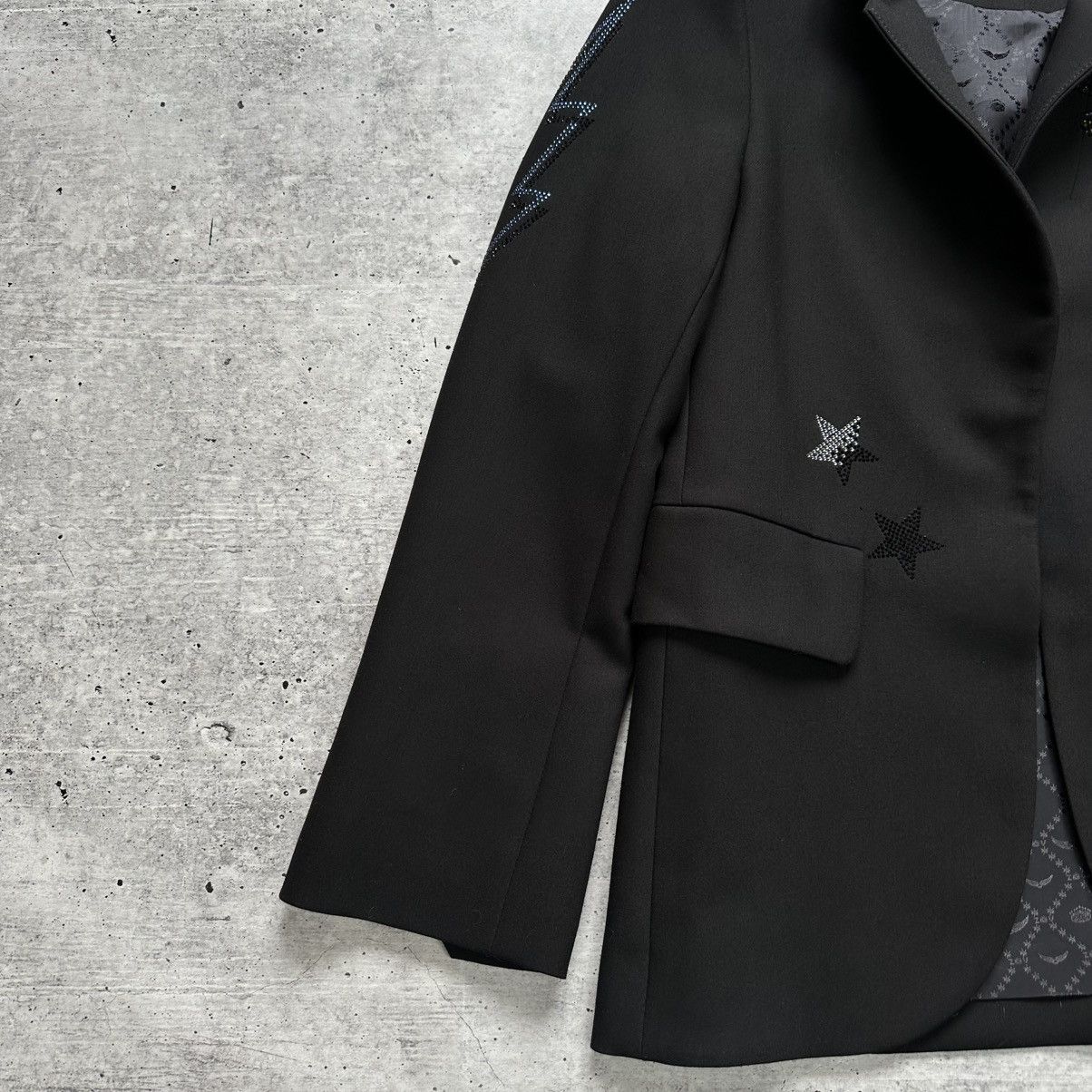 Zadig & Voltaire Zadig Voltaire Viva Strass Star Blazer Black Women’s Size 34 Size XS / US 0-2 / IT 36-38 - 3 Thumbnail