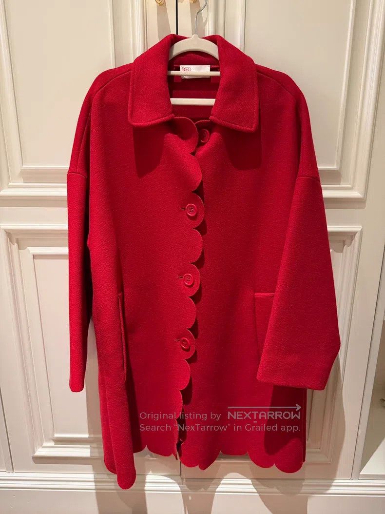 Valentino Valentino Big red coat Size XXS / US 00 / IT 34 - 1 Thumbnail