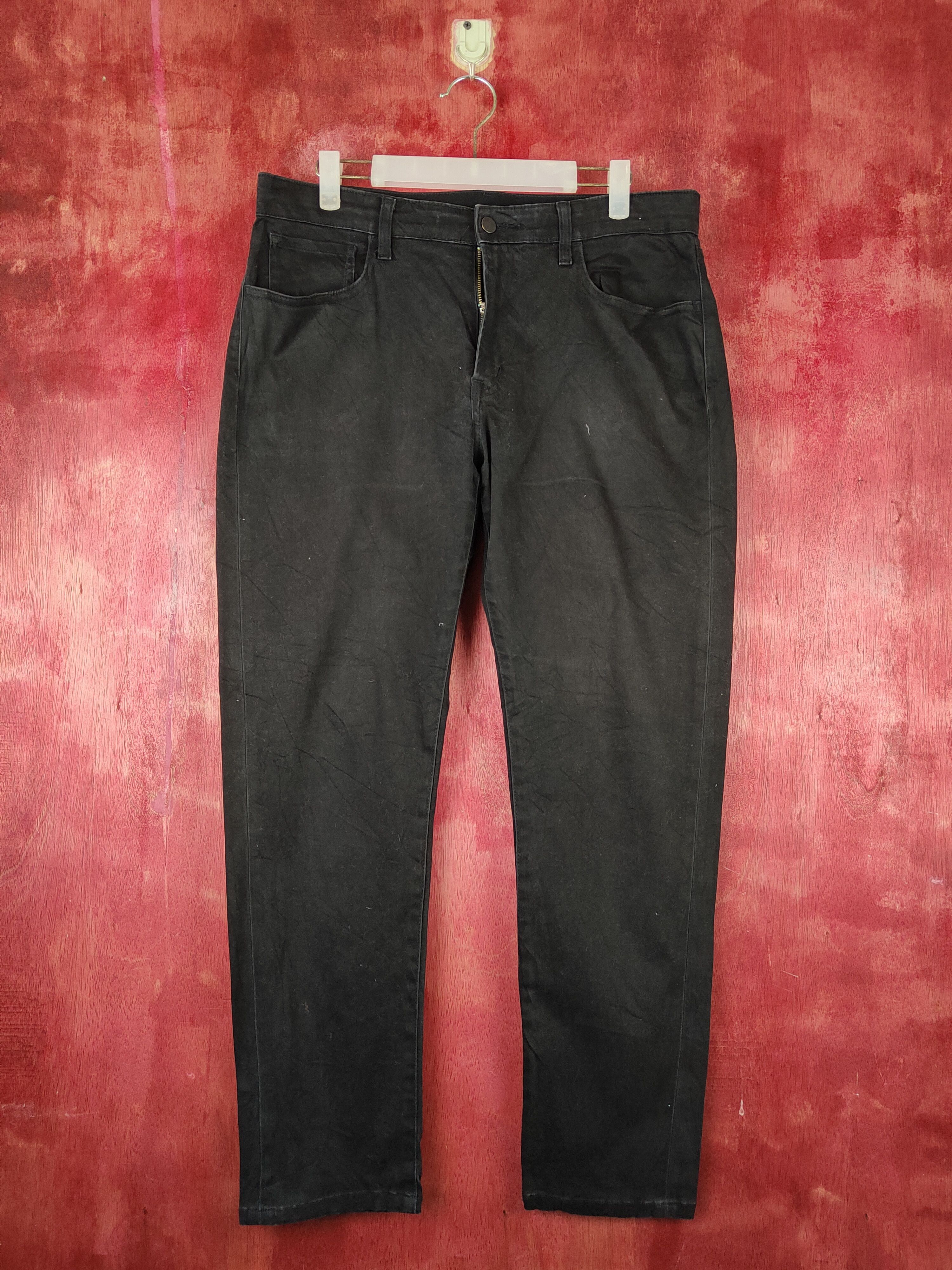 Japanese Brand × Uniqlo Uniqlo Black Multipocket Skinny Pants #S1406 Size US 34 / EU 50 - 1 Thumbnail
