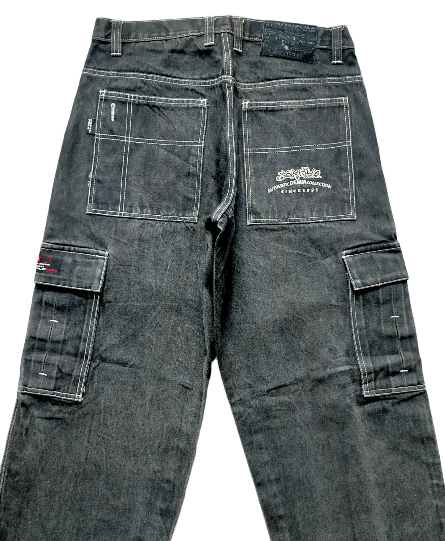 JNCO Vintage 90s Southpole Embroiderey Baggy Cargo hip hop style Size US 34 / EU 50 - 3 Thumbnail