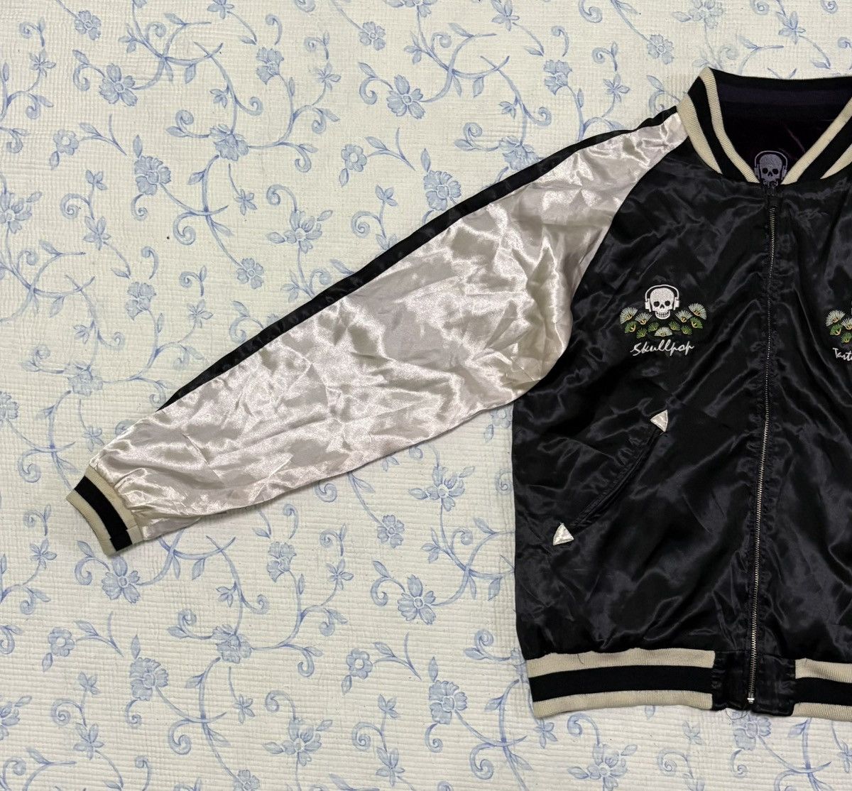 Japanese Brand Sukajan Skeleton Light Jacket Size US L / EU 52-54 / 3 - 2 Thumbnail