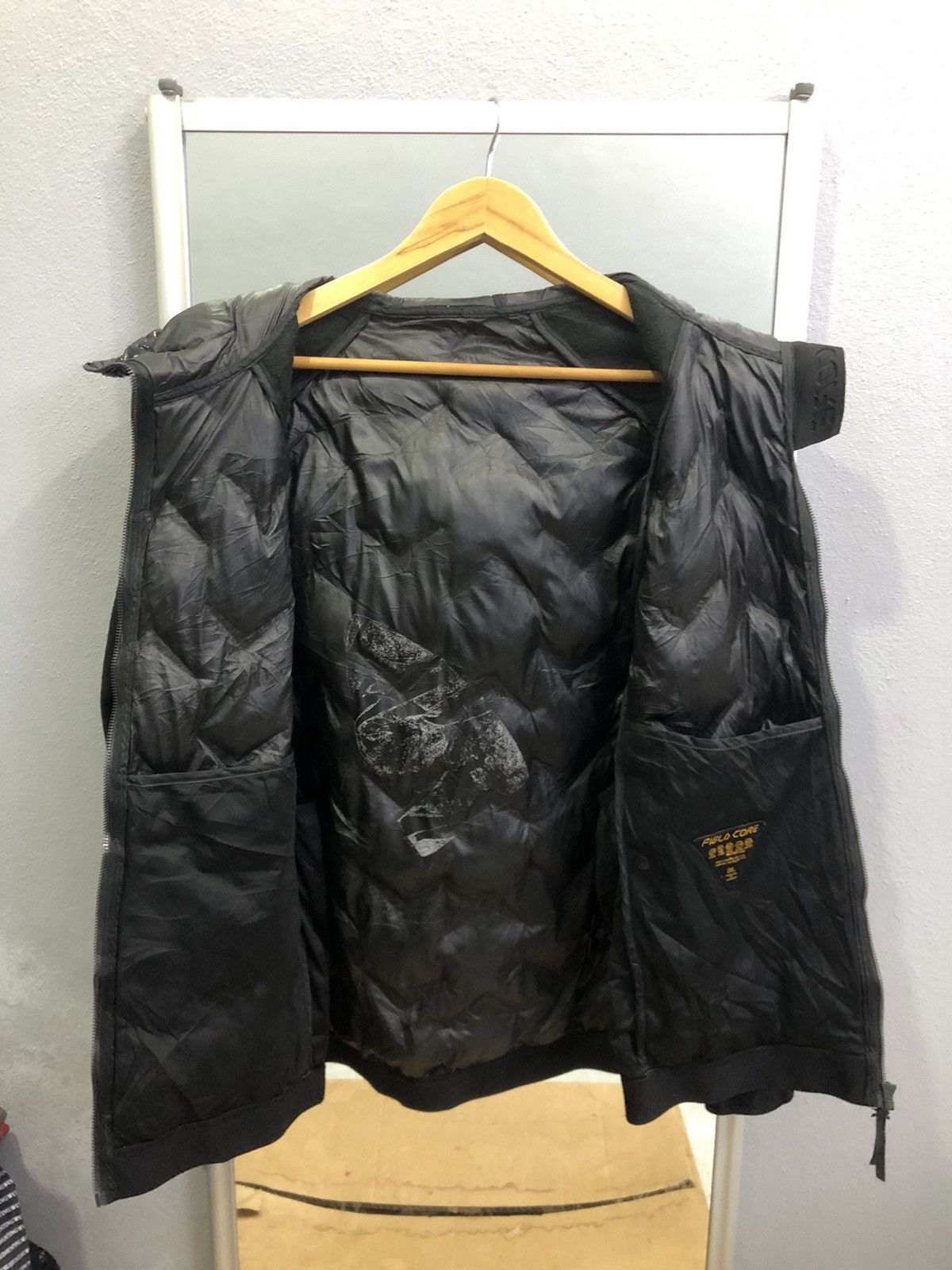 Japanese Brand Japan Field Core Gloss Puffer Vest Hybrid Jacket Size US XL / EU 56 / 4 - 8 Thumbnail