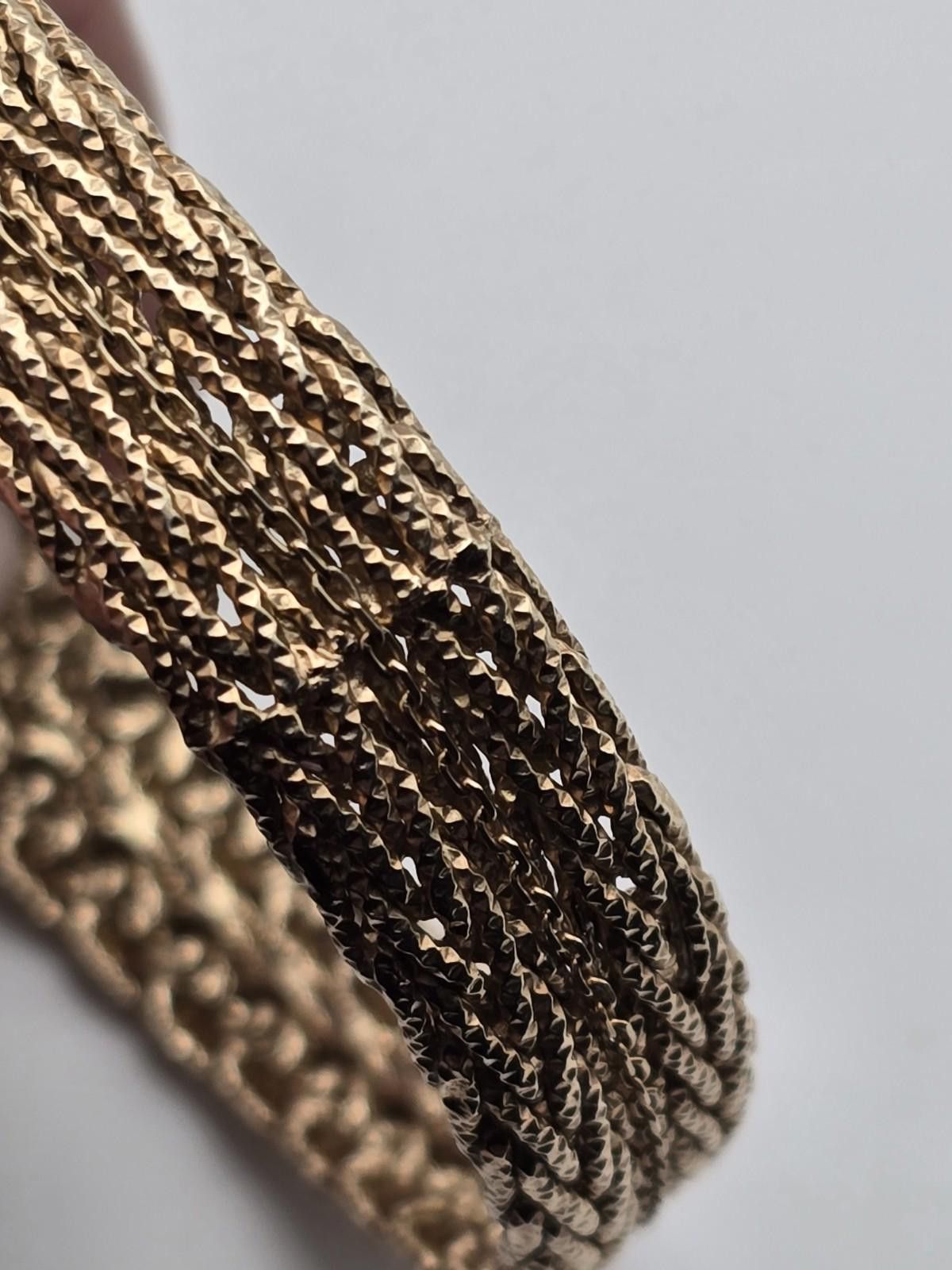 The Unbranded Brand Sterling Silver Braided Bangle Marked 925 Turkey Size ONE SIZE - 6 Thumbnail