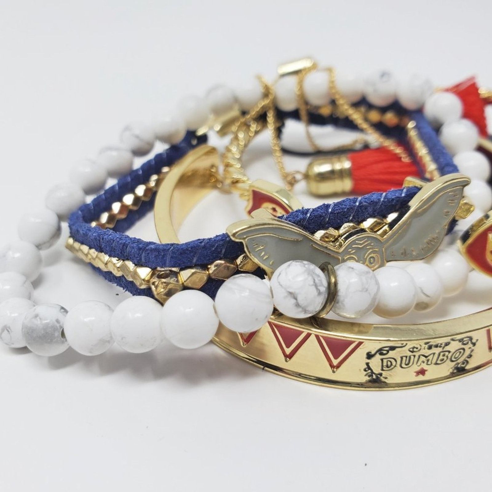 Disney Add Some Disney Magic with Dumbo Bracelet Set NIP Size ONE SIZE - 4 Thumbnail