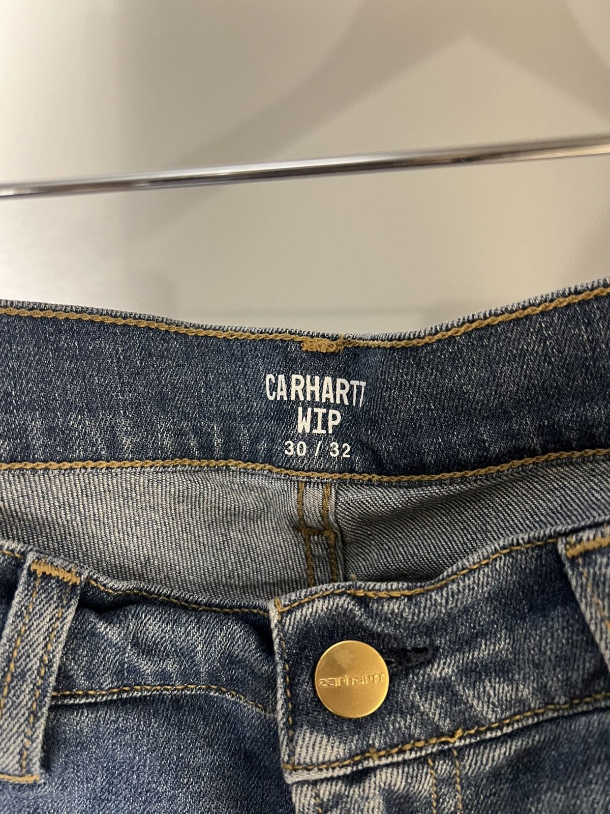Carhartt VINTAGE CARHARTT WIP REBEL SKINNY DENIM JEANS CASUAL Y2K 90s Size US 30 / EU 46 - 9 Thumbnail