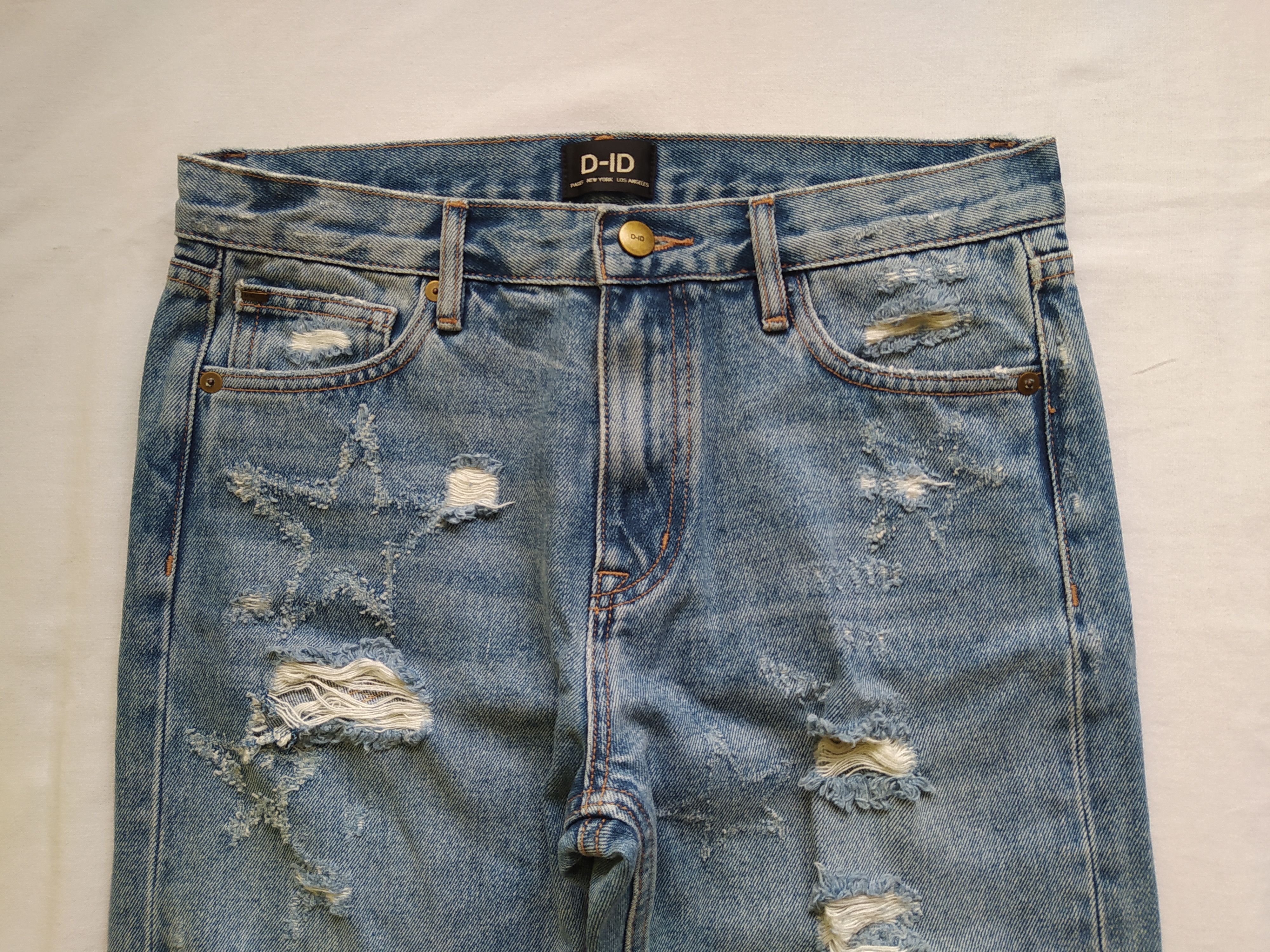 Jimmy Taverniti D-ID by Jimmy Taverniti distressed jeans Size 26" / US 2 / IT 38 - 5 Thumbnail