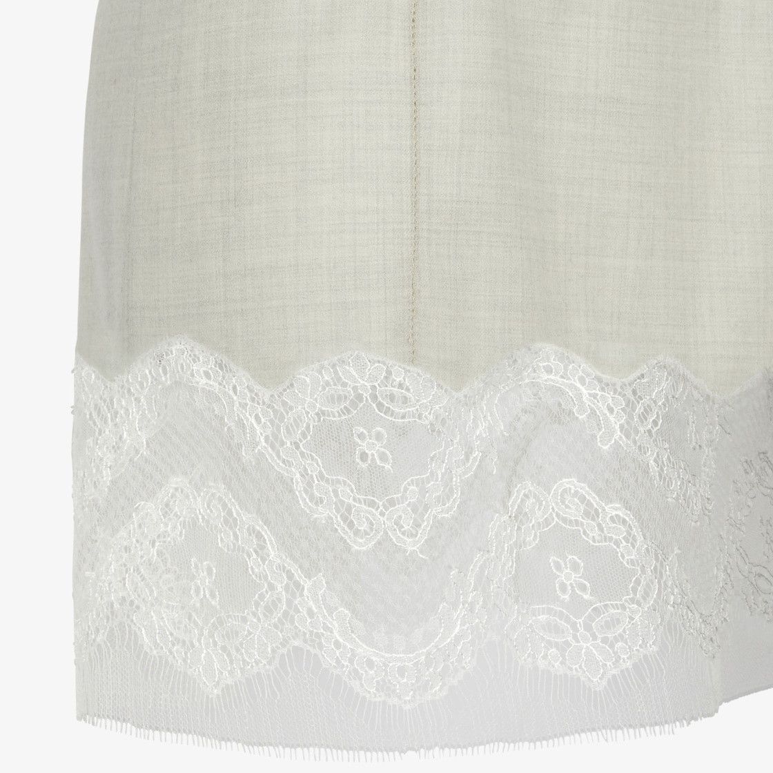 Fendi o1s1wg111224 Dress in Light Grey Size XL / US 12-14 / IT 48-50 - 3 Thumbnail