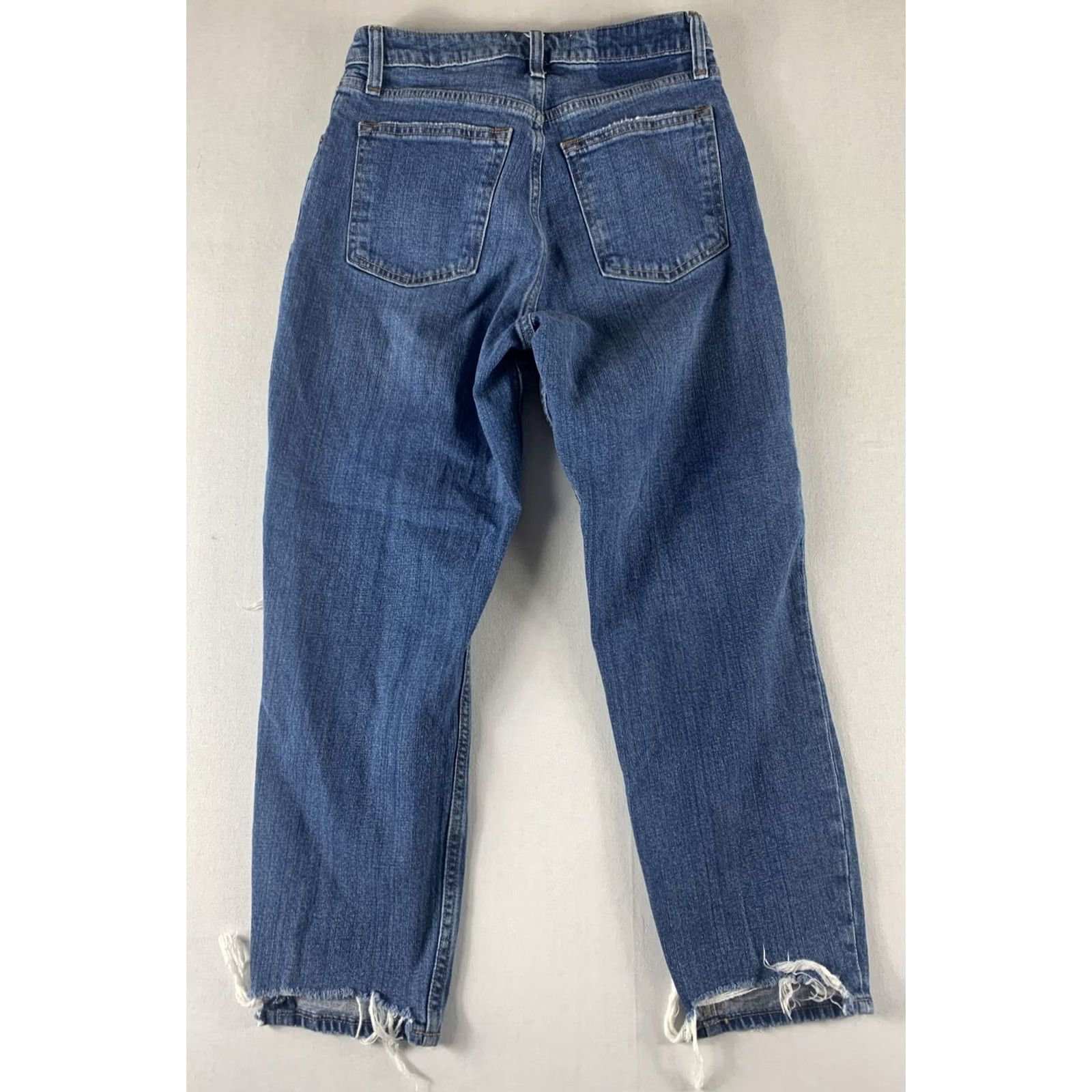 Abercrombie & Fitch ABERCROMBIE FITCH JEANS THE MOM HIGH RISE CURVE LOVE BLUE 0 25 25X23 WOMEN Size 25" / US 0 / IT 36 - 7 Thumbnail