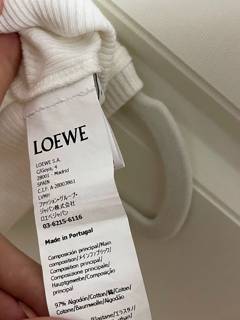 Loewe LOEWE White embroidered logo vest Size M / US 6-8 / IT 42-44 - 4 Thumbnail