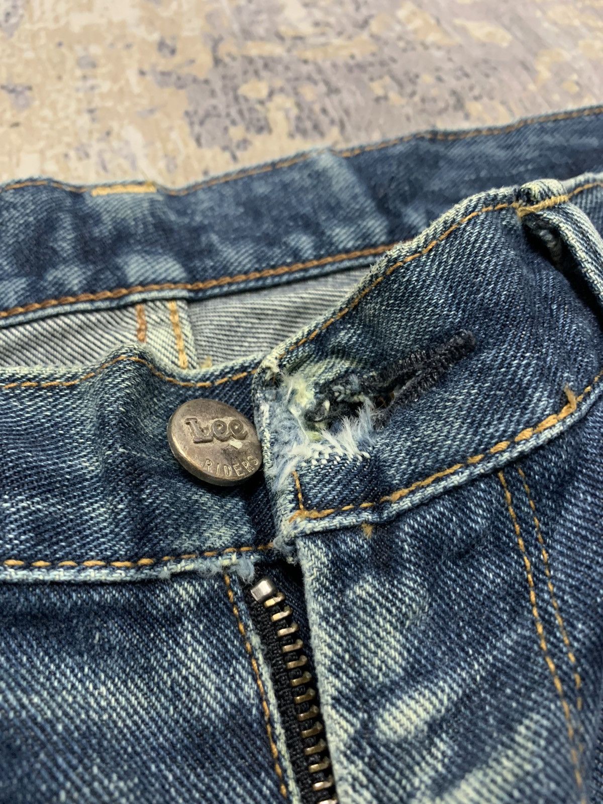 If Six Was Nine LEE Distress Faded Boot Cut Y2K Mud max style jeans Size US 31 - 9 Thumbnail