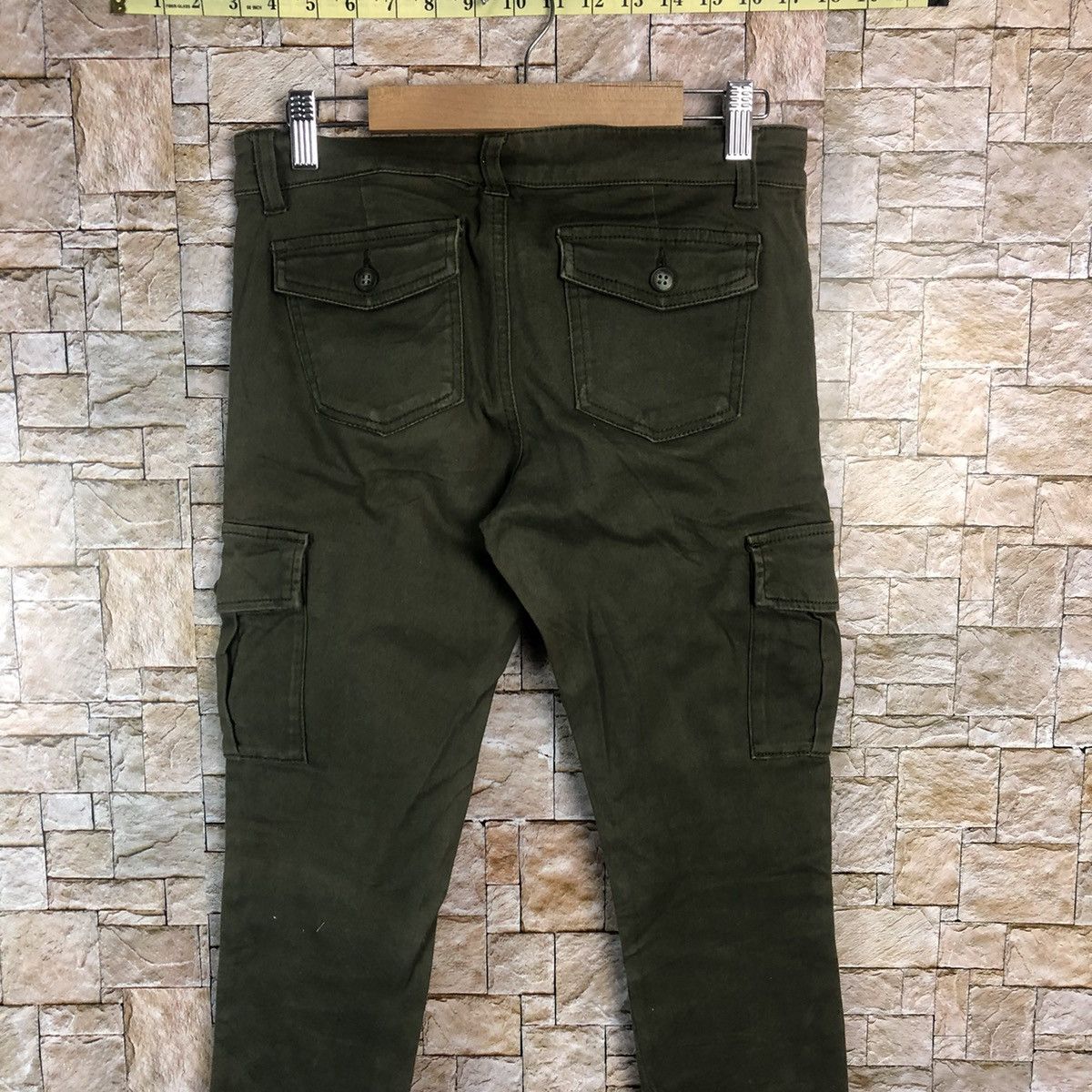 Japanese Brand Gamineverie Green Cargo Multipocket Pants #A87 Size US 28 / EU 44 - 17 Thumbnail