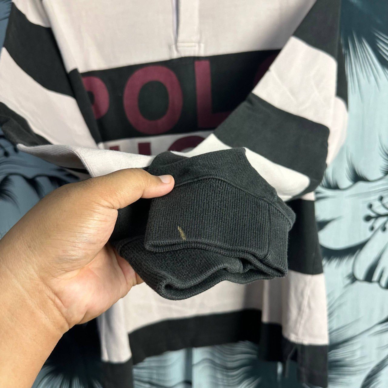 Polo Ralph Lauren OG Vintage Polo Ralph Lauren Polo Rugby Spellout Long Sleeve Size US XL / EU 56 / 4 - 8 Thumbnail