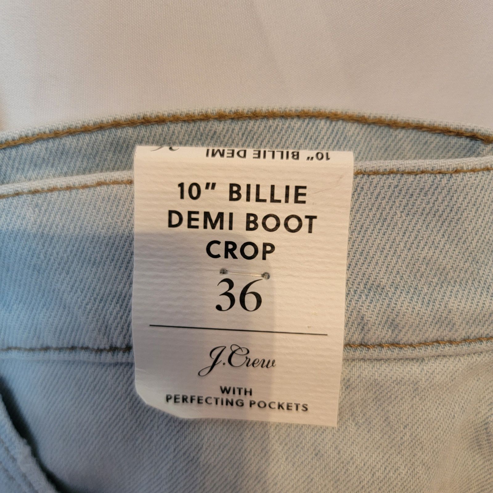 J.Crew J.Crew Light Wash Crop Bootcut Jeans Size 36 Size 36" / US 14 / IT 50 - 13 Thumbnail