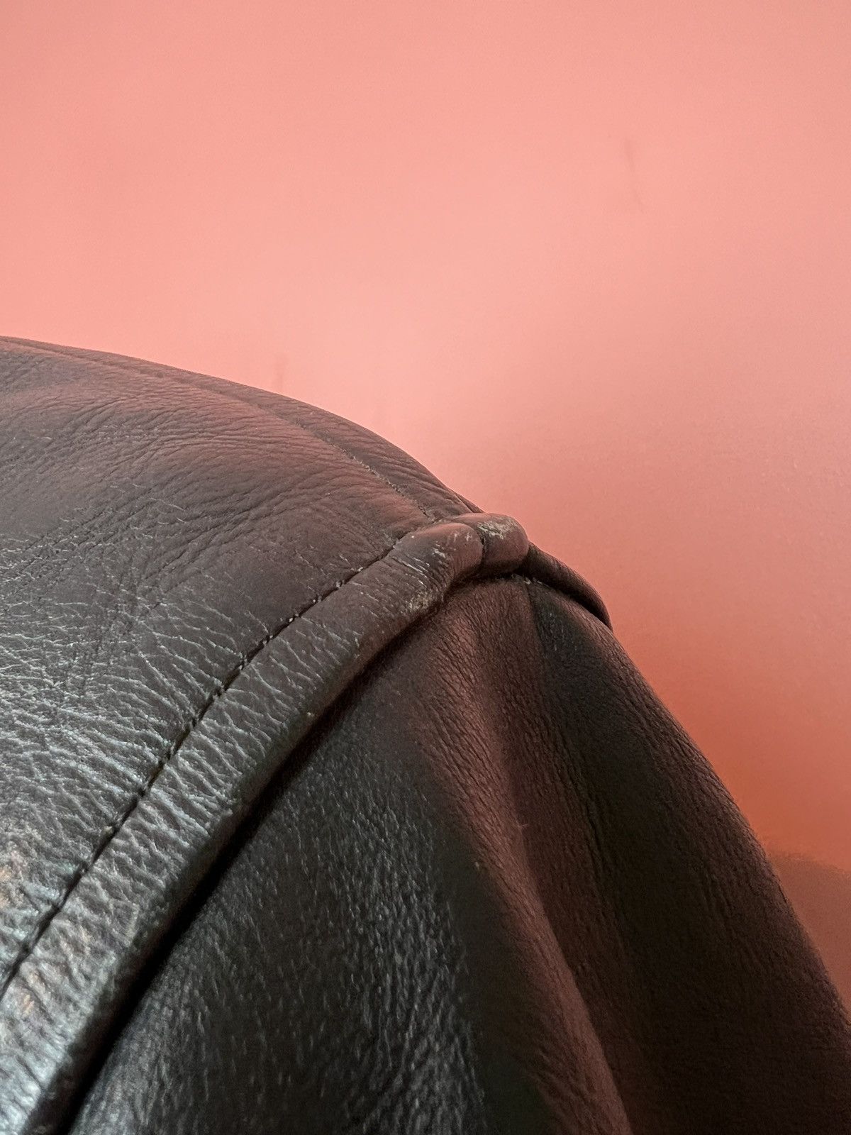 Leather jacket vintage rare cowboy USA hype streetwear
