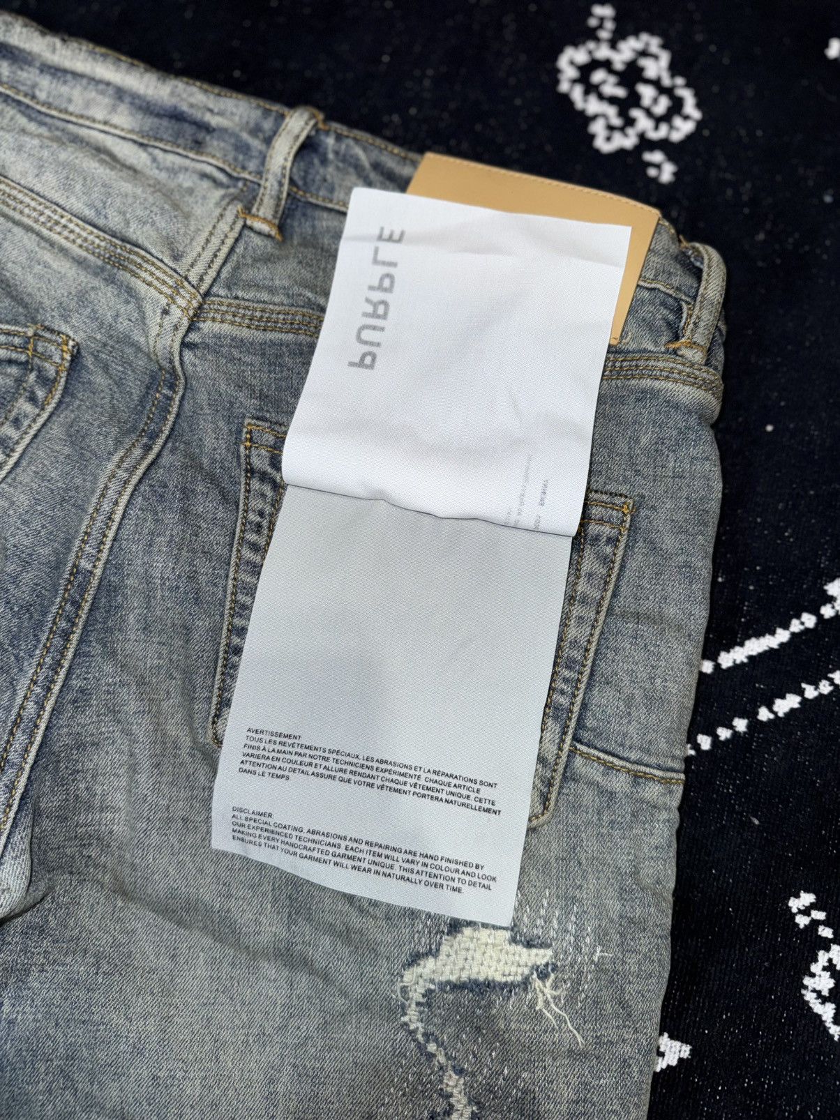 Purple Brand PURPLE BRAND DISTRESSED FADE AGED JEANS Size US 32 / EU 48 - 15 Thumbnail