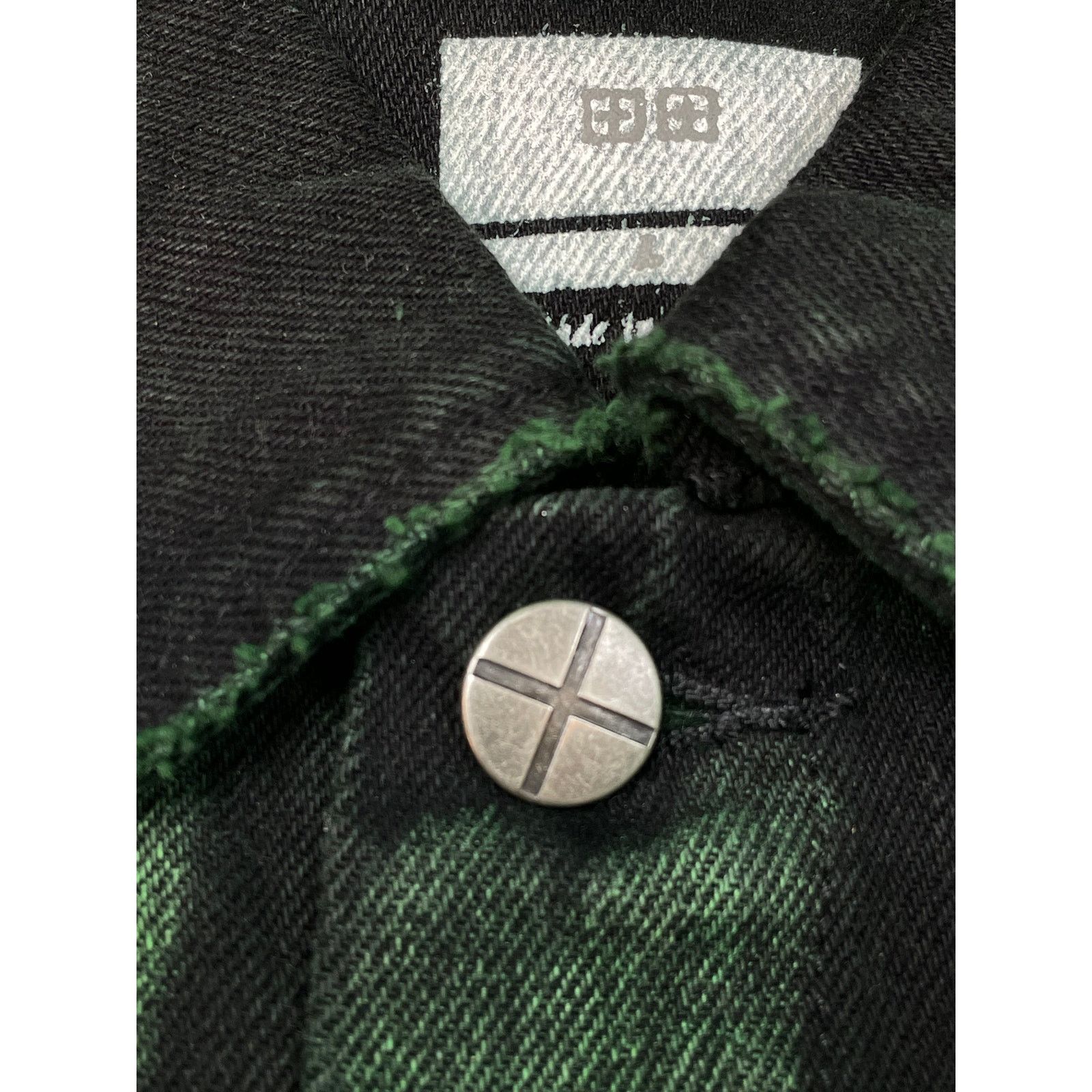 Ksubi Ksubi Black & Green Jean Jacket Size US L / EU 52-54 / 3 - 4 Thumbnail