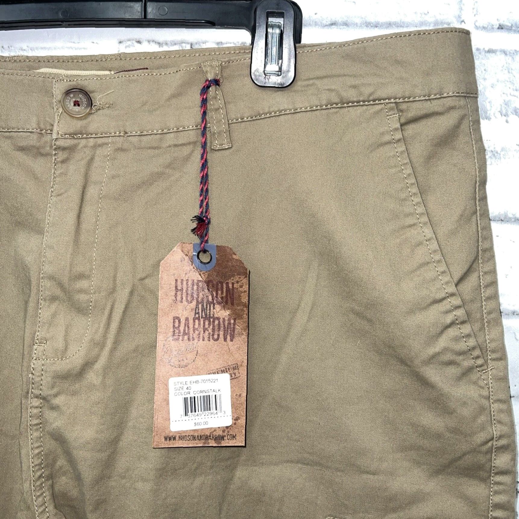 Hudson NWT Hudson & Barrow Brown Cargo Shorts Adult Regular Size 40 Mens Size US 40 / EU 56 - 2 Thumbnail