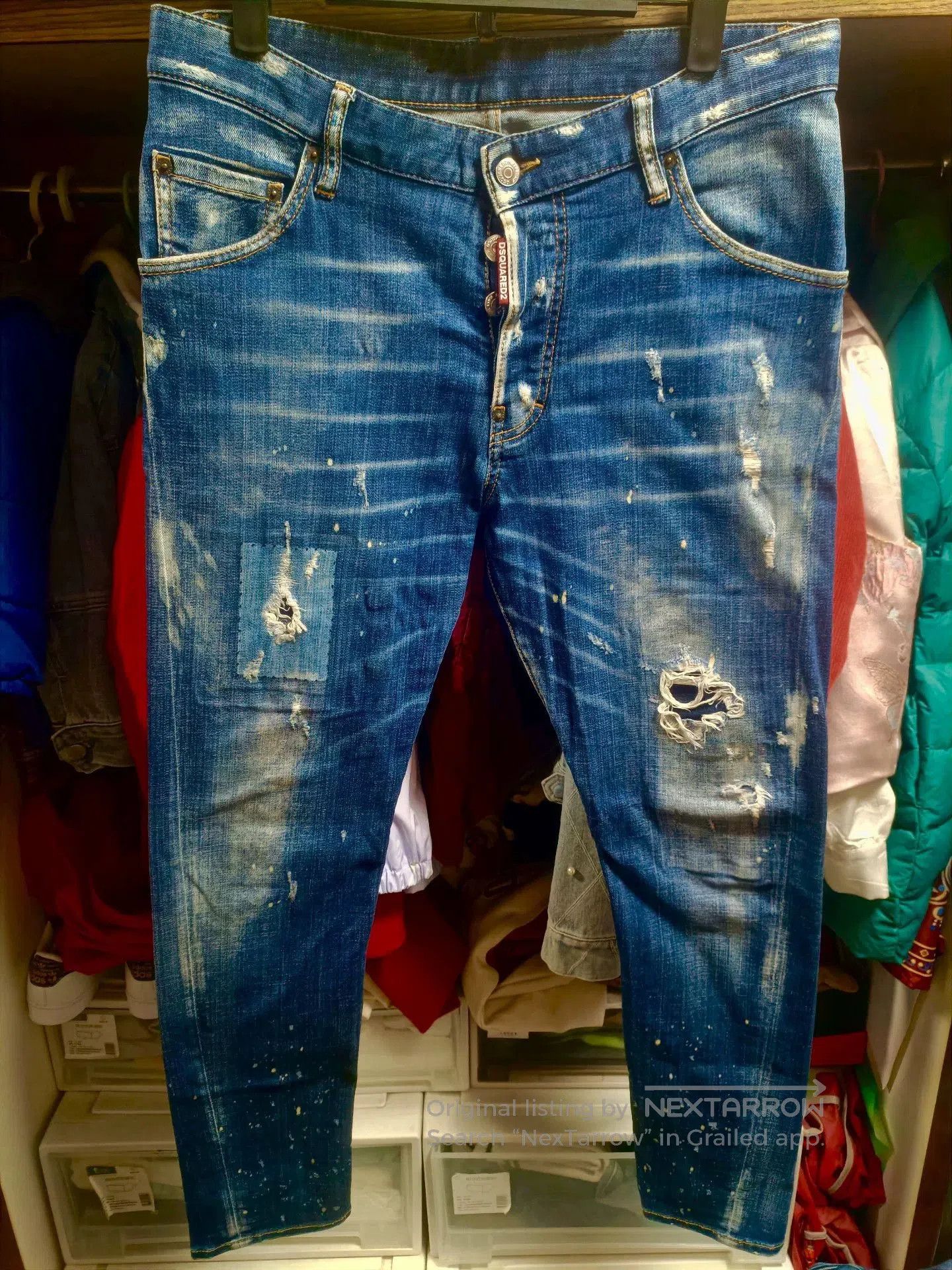 Dsquared2 DSQUARED2 D2 Runway CKT Jeans. Size US 32 / EU 48 - 1 Thumbnail