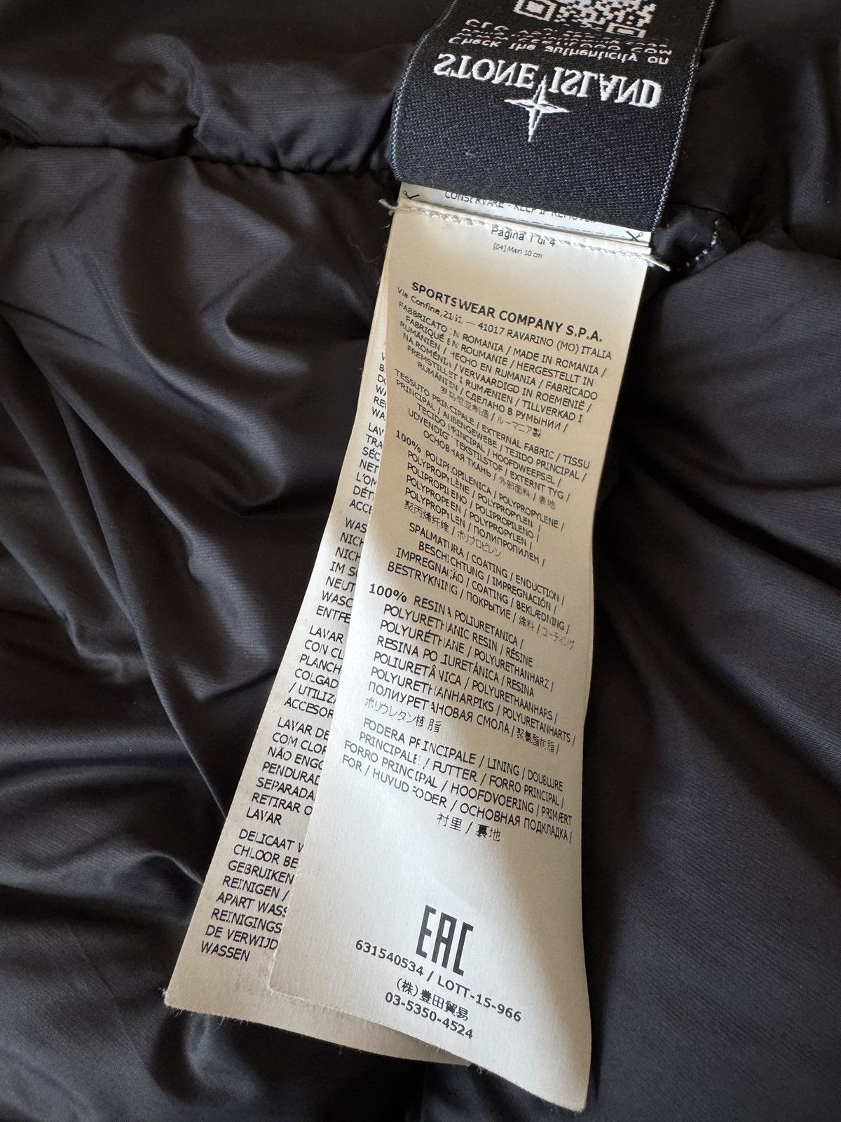 Stone Island 🔥 Archive Stone Island Polypropylene Tela Down Parka Jacket Size US XL / EU 56 / 4 - 17 Thumbnail