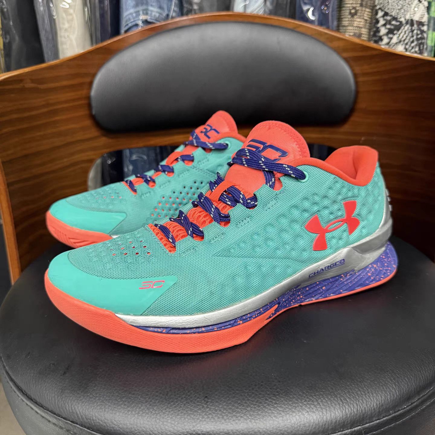 Under Armour Under Armour Curry 1 Basketball Shoes K15 Size US 7.5 / EU 40-41 - 1 Thumbnail