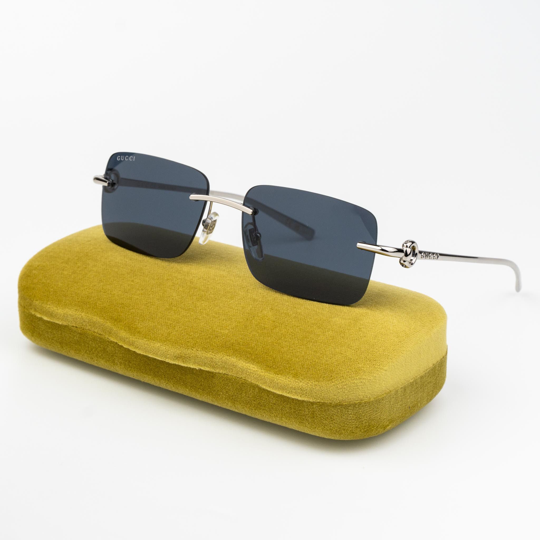 Gucci Gucci Men Sunglasses Rectangle GG1703S 003 BRAND NEW Size ONE SIZE - 1 Thumbnail