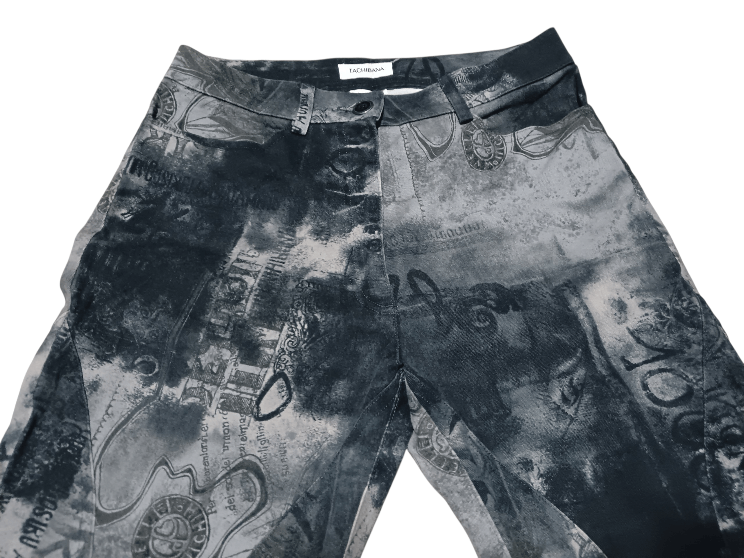 Hysteric Glamour TACHIBANA EMOPUNK FULL PRINTED FLARED PANT Size 28" / US 6 / IT 42 - 2 Thumbnail