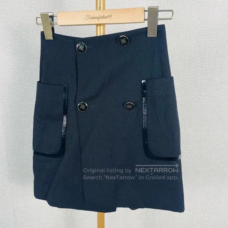 Fendi Fendi Black Recycled Fiber Women’s Skirt . Size 22" - 1 Thumbnail