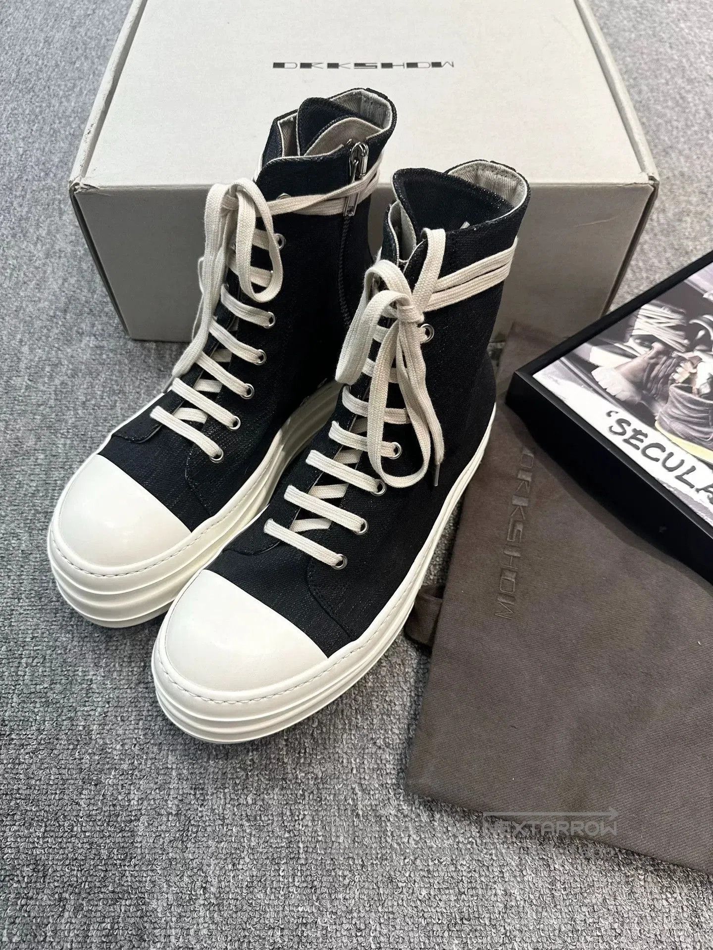 Rick Owens rick owens thick sole casual sneakers. Size US 9 / EU 42 - 4 Thumbnail
