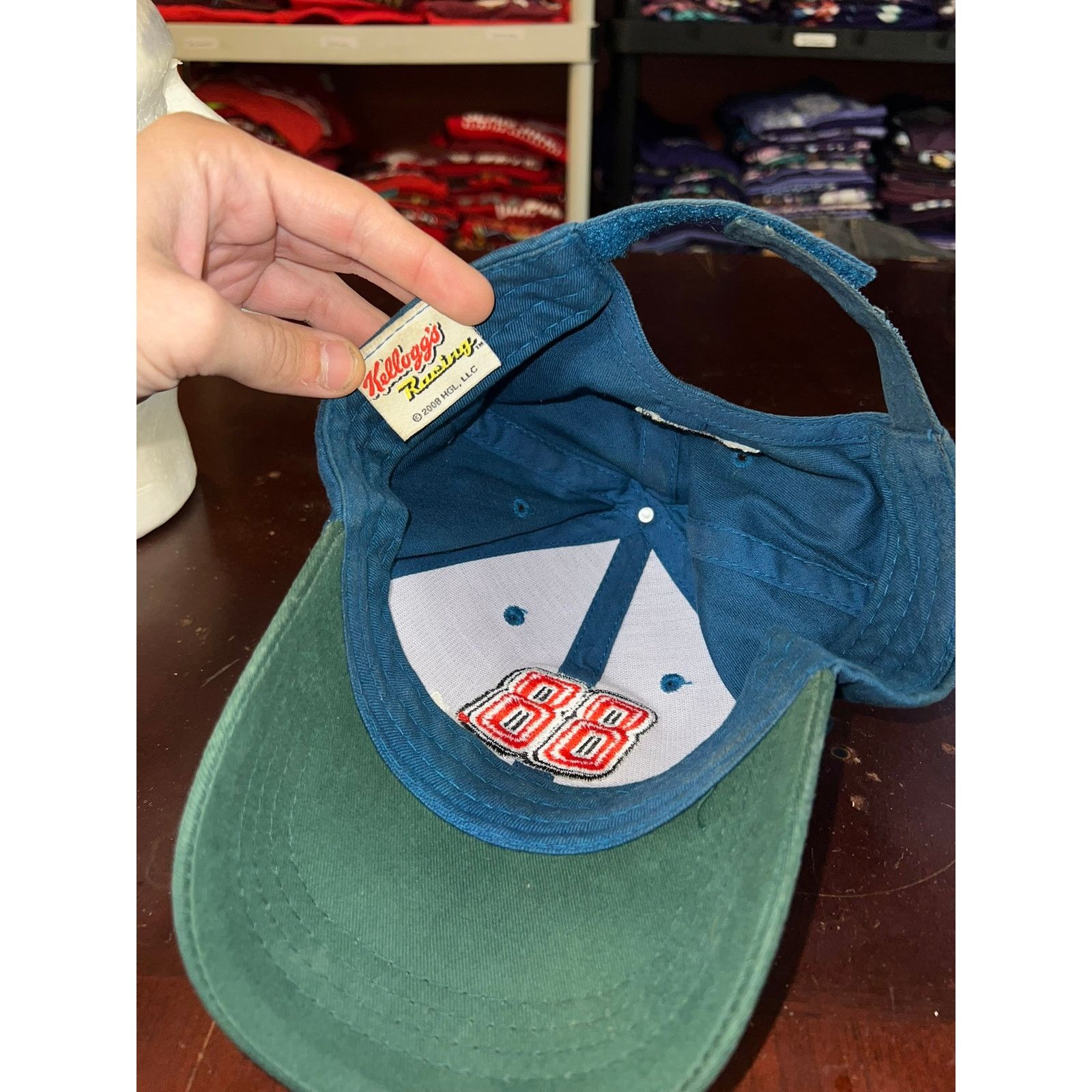 Vintage Kelloggs Racing Hat Dale Earnhardt Jr Cap Racing Headwear Size ONE SIZE - 7 Thumbnail