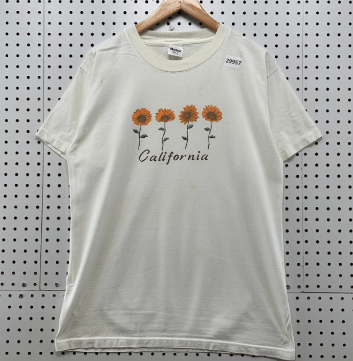 Designer Vintage 90s California Sunflower Shirt Size L / US 10 / IT 46 - 1 Thumbnail