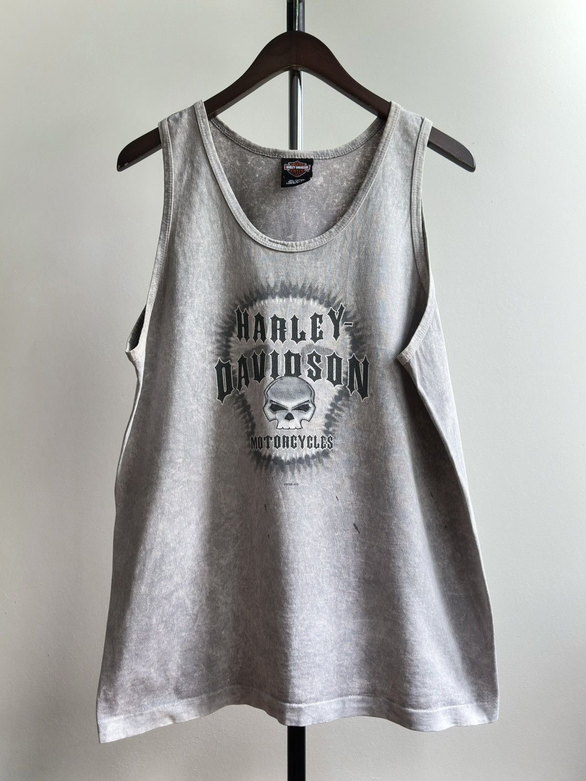 Harley Davidson × Vintage VINTAGE 2000s HARLEY DAVIDSON MOTORCYCLES TANK TOP Size US L / EU 52-54 / 3 - 1 Thumbnail