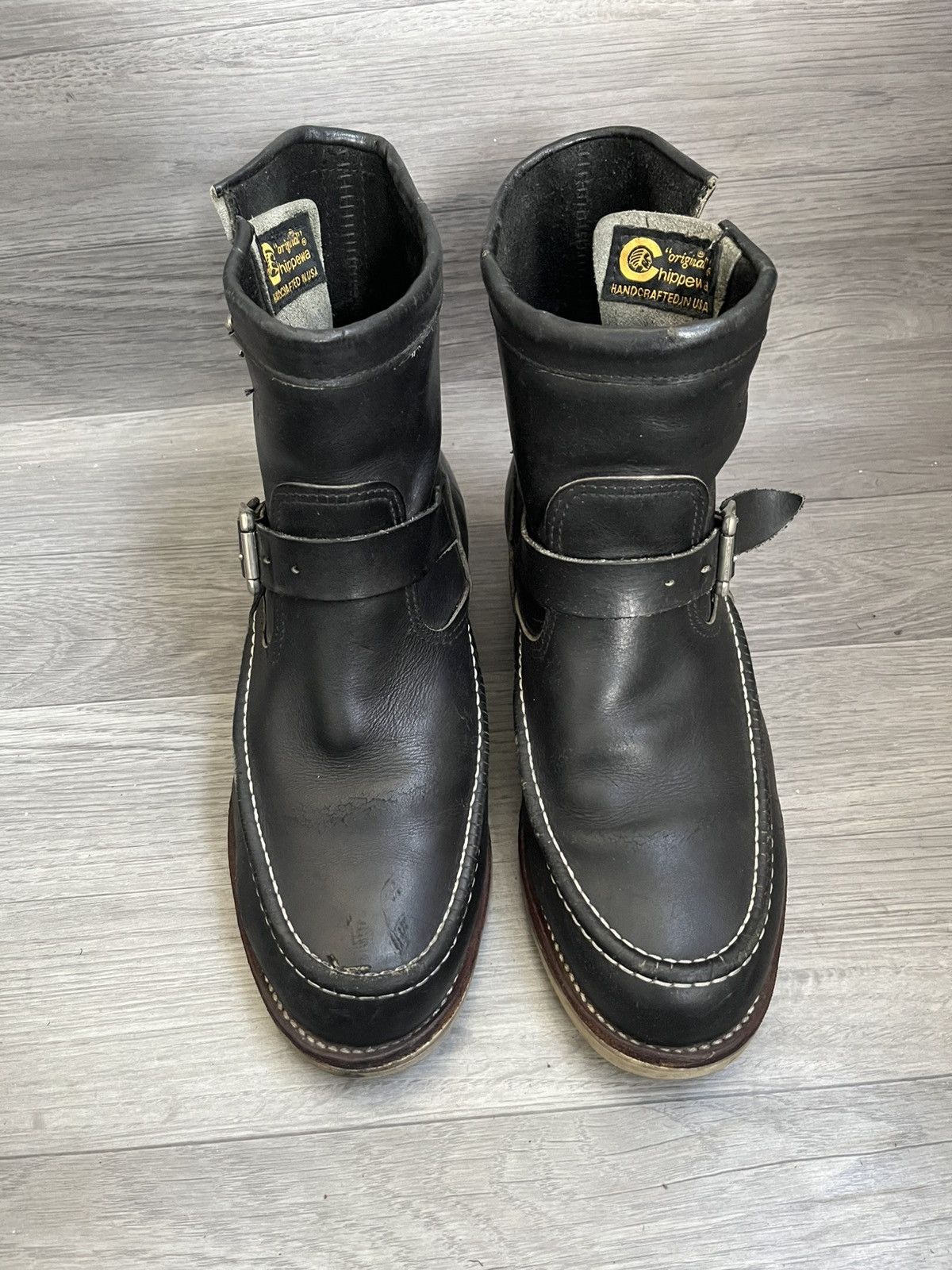 Chippewa Chippewa black leathe engineer boots Size US 9.5 / EU 42-43 - 2 Thumbnail