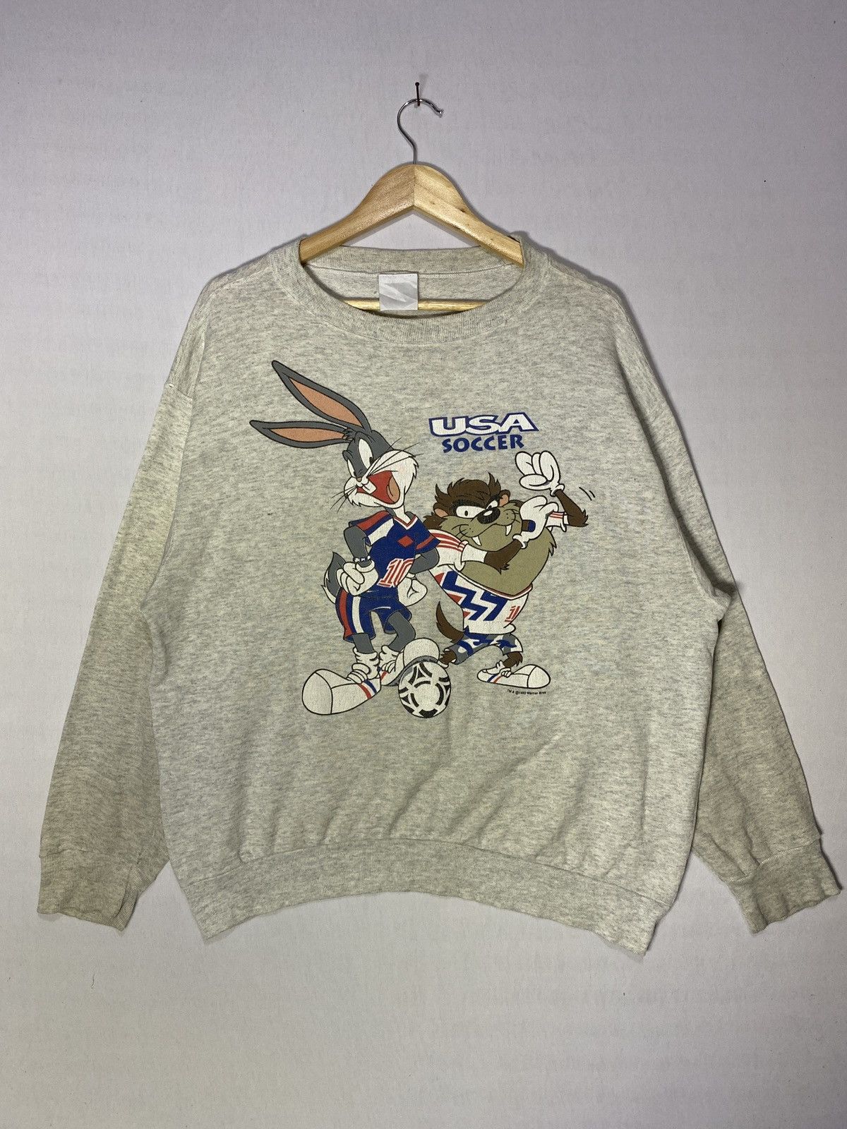 Uswnt Hoodie Usa Soccer Sweatshirts Vintage 1993 USA Soccer Looney