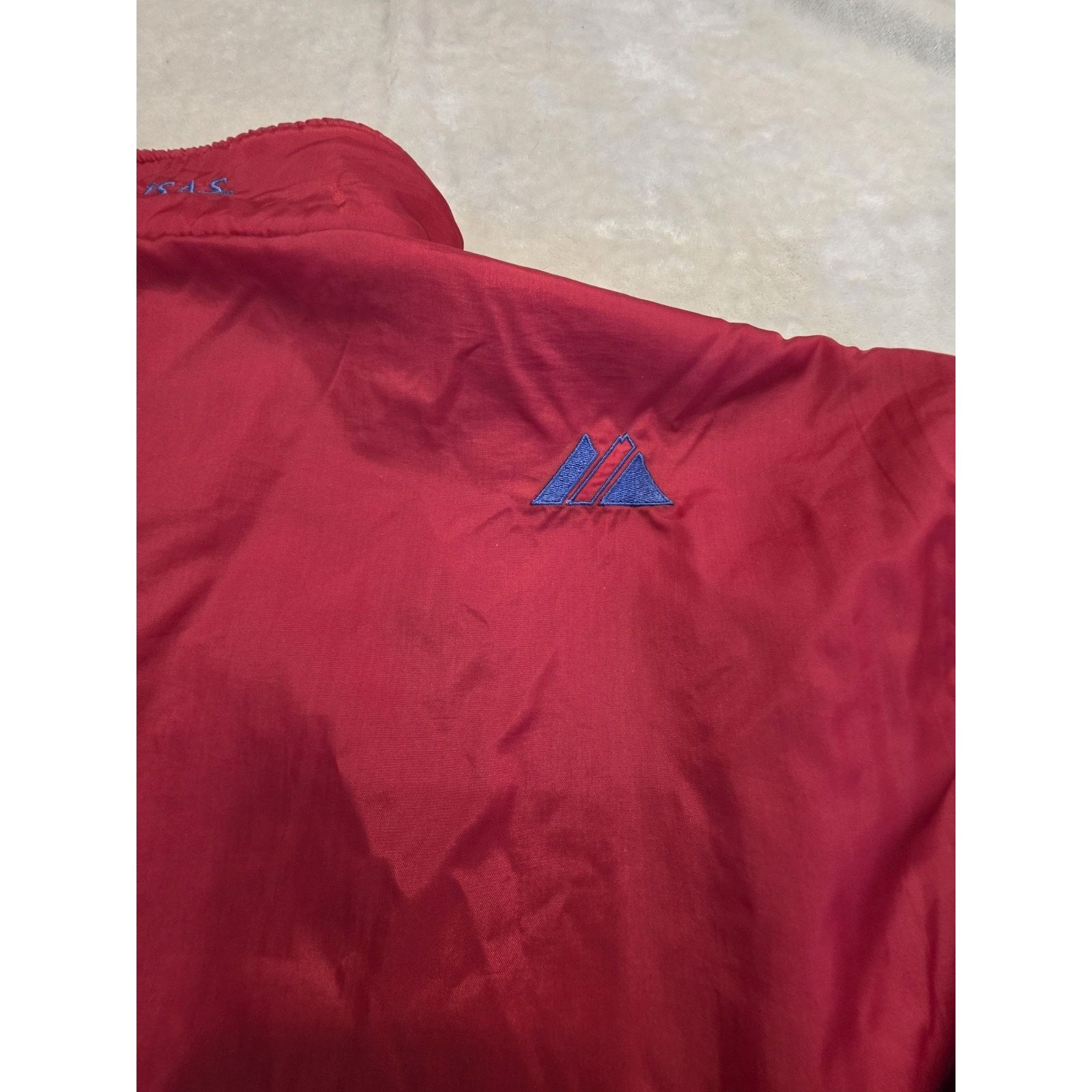 Majestic Kansas Jayhawks fleece jacket is a Majestic brand product Size US XL / EU 56 / 4 - 7 Thumbnail