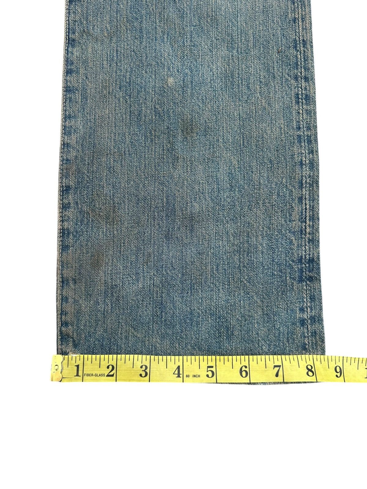 Kapital Thrashed Vintage Levis Big E Selvedge Rusty Faded Denim Jean Size US 31 - 22 Thumbnail